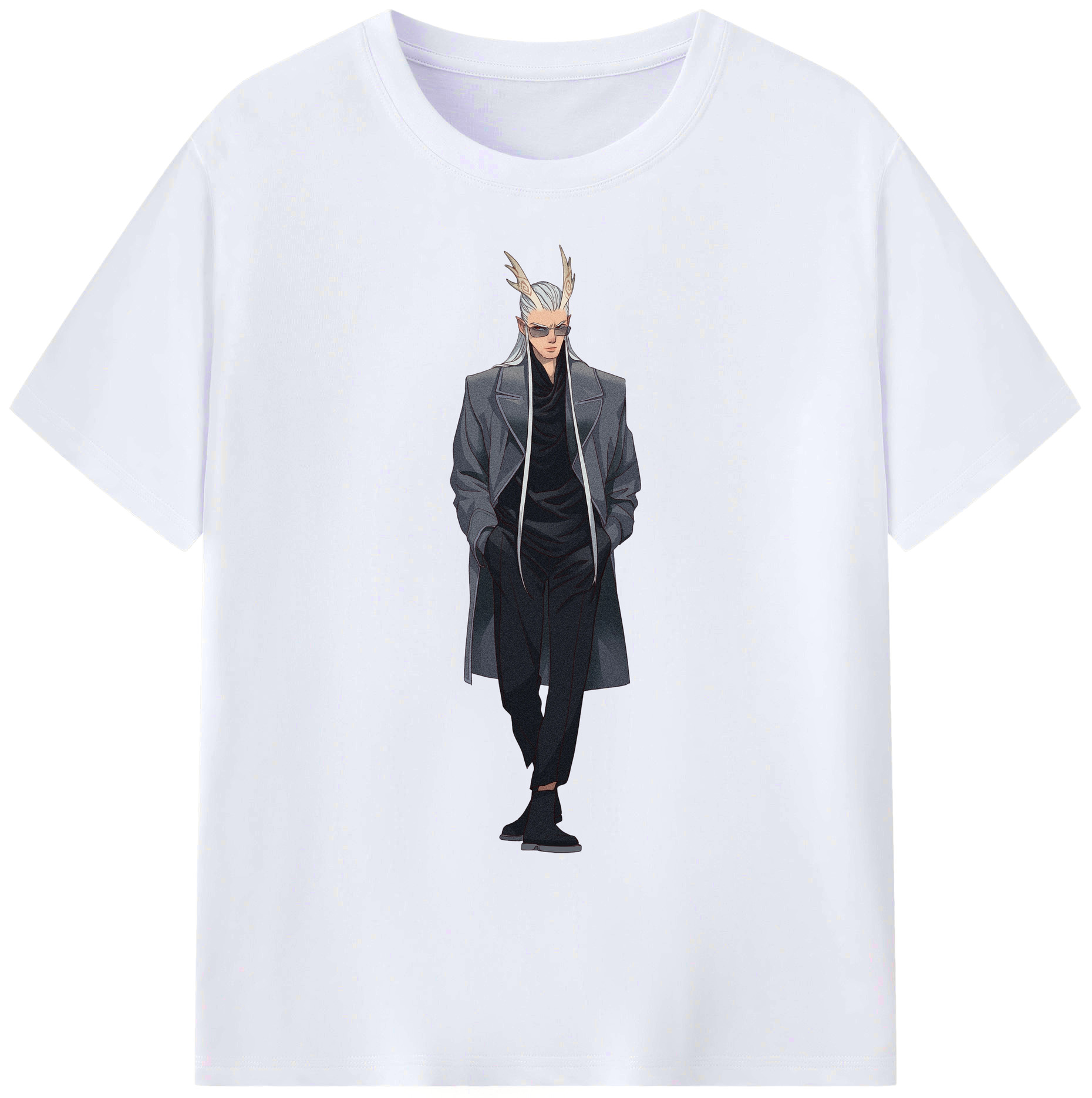 （画像用） Ne Zha 2 ナタ 魔童の大暴れ 綿100％ メンズ半袖Tシャツ｜肌触りやわらか＆通気性