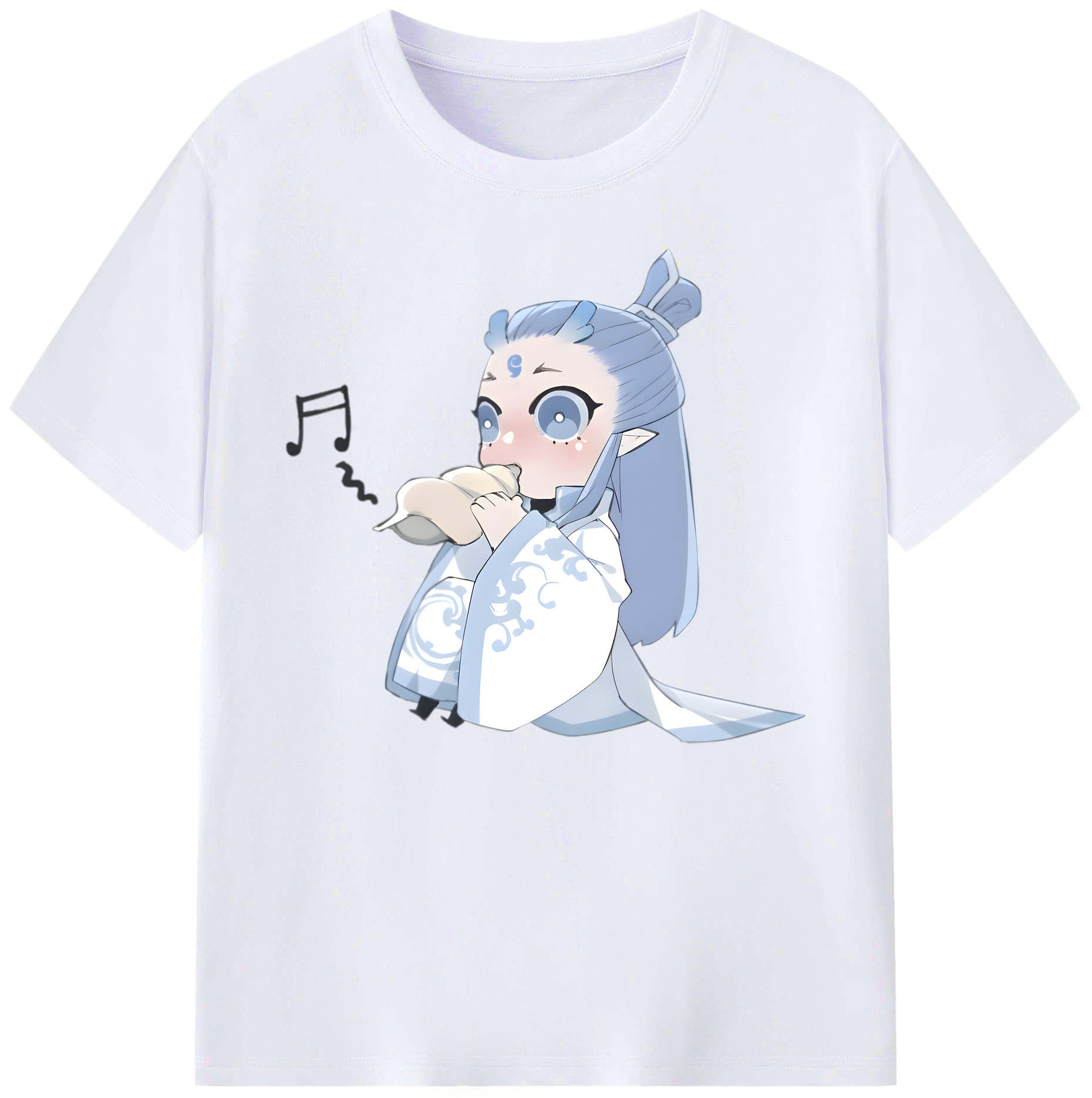 （画像用） Ne Zha 2 ナタ 魔童の大暴れ 綿100％ メンズ半袖Tシャツ｜肌触りやわらか＆通気性
