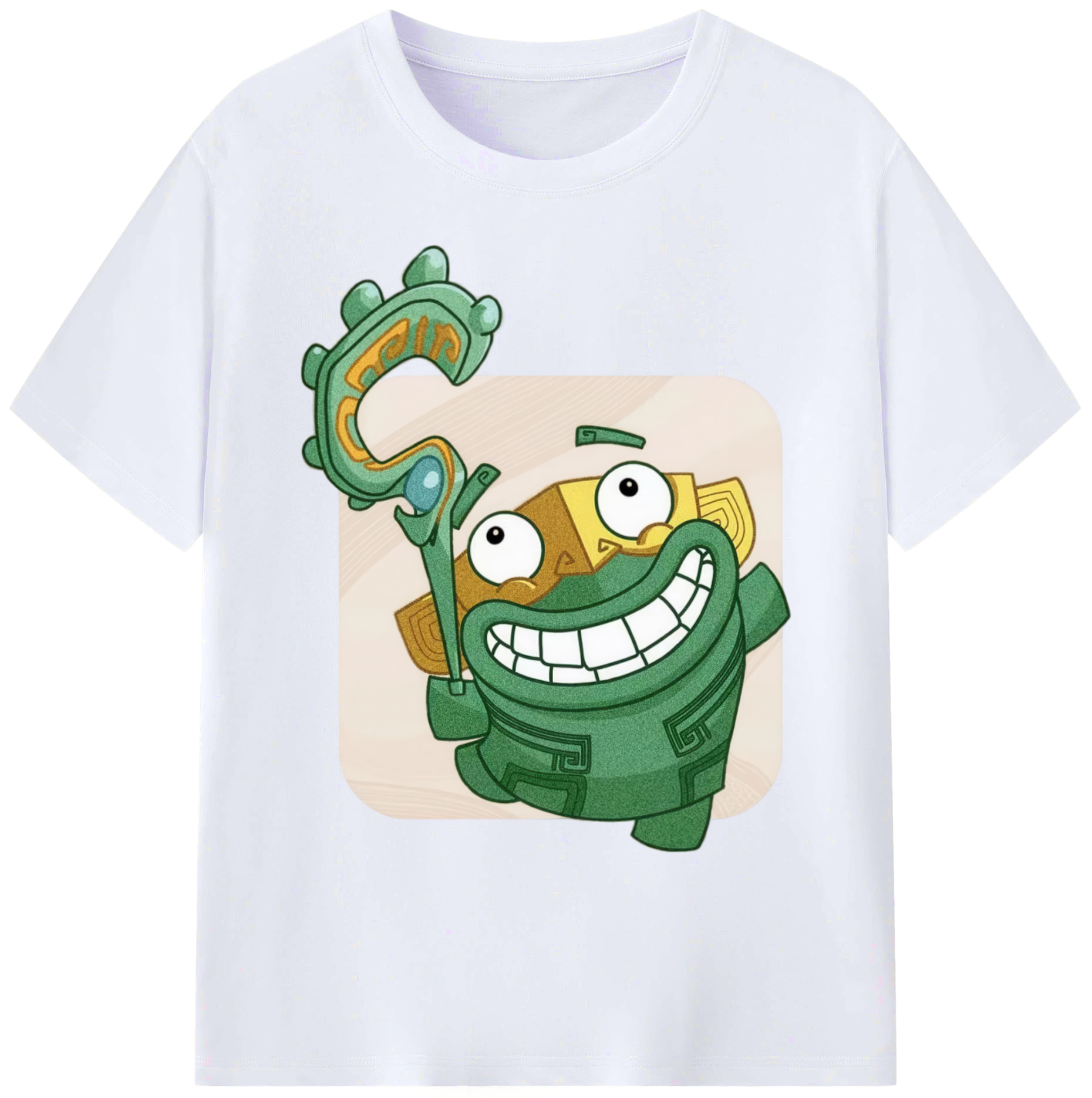 （画像用） Ne Zha 2 ナタ 魔童の大暴れ 綿100％ メンズ半袖Tシャツ｜肌触りやわらか＆通気性