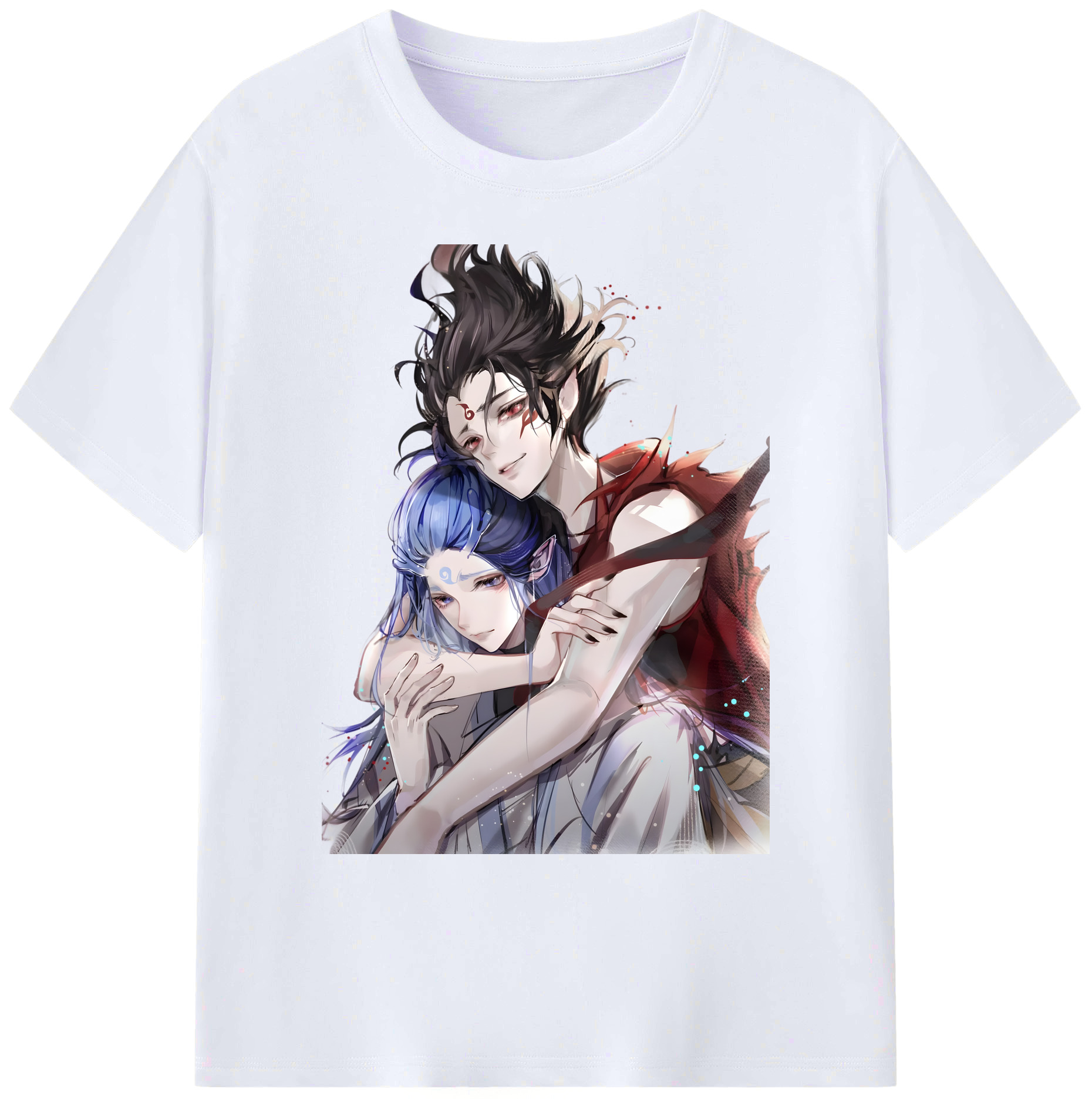 （画像用） Ne Zha 2 ナタ 魔童の大暴れ 綿100％ メンズ半袖Tシャツ｜肌触りやわらか＆通気性