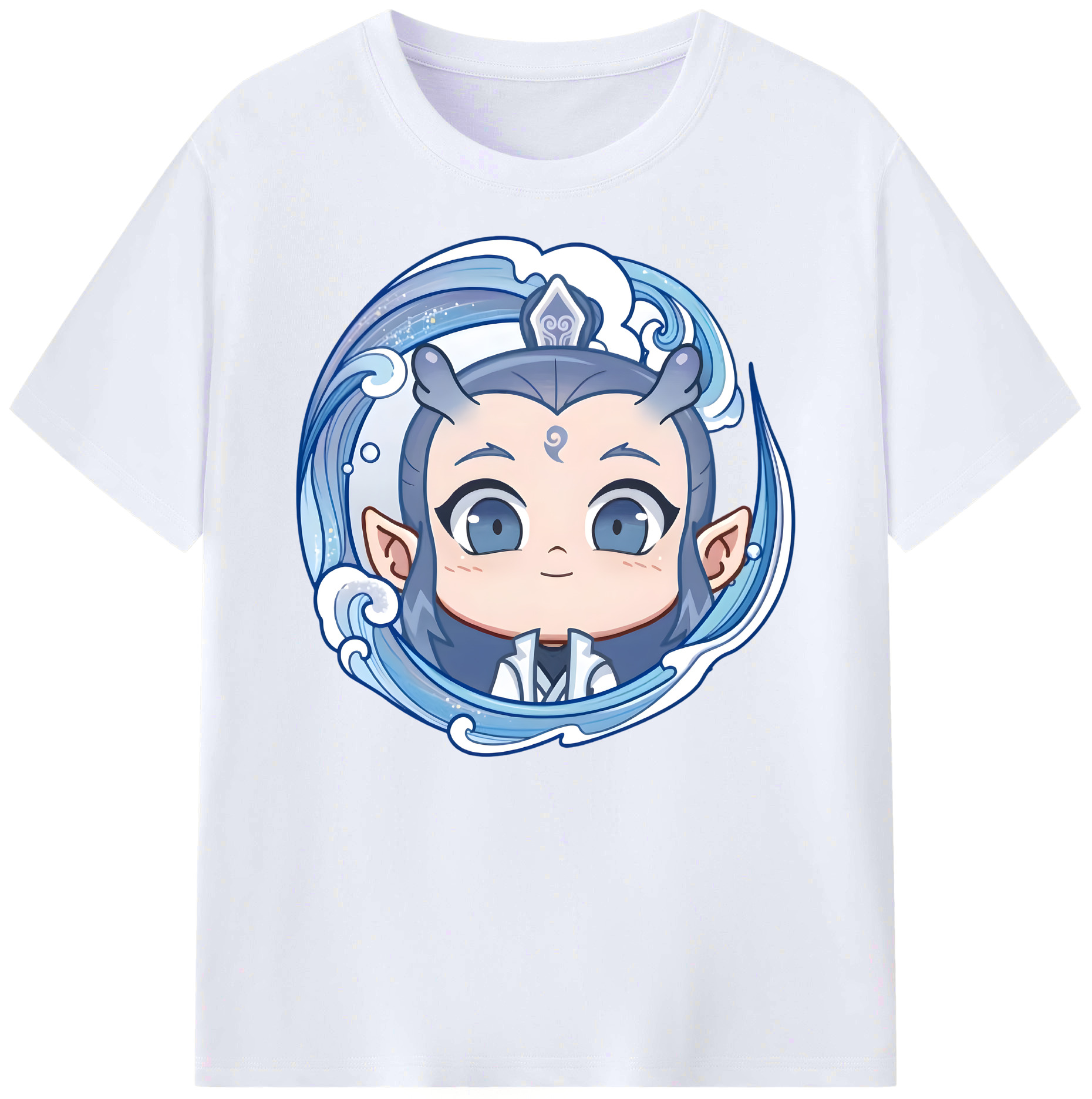 （画像用） Ne Zha 2 ナタ 魔童の大暴れ 綿100％ メンズ半袖Tシャツ｜肌触りやわらか＆通気性