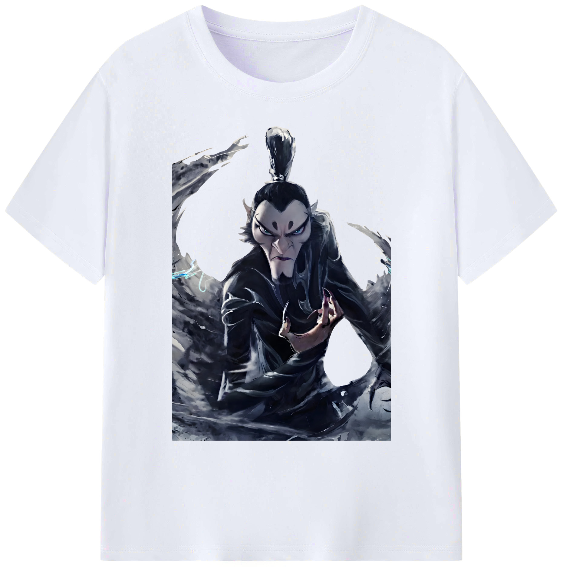 （画像用） Ne Zha 2 ナタ 魔童の大暴れ 綿100％ メンズ半袖Tシャツ｜肌触りやわらか＆通気性