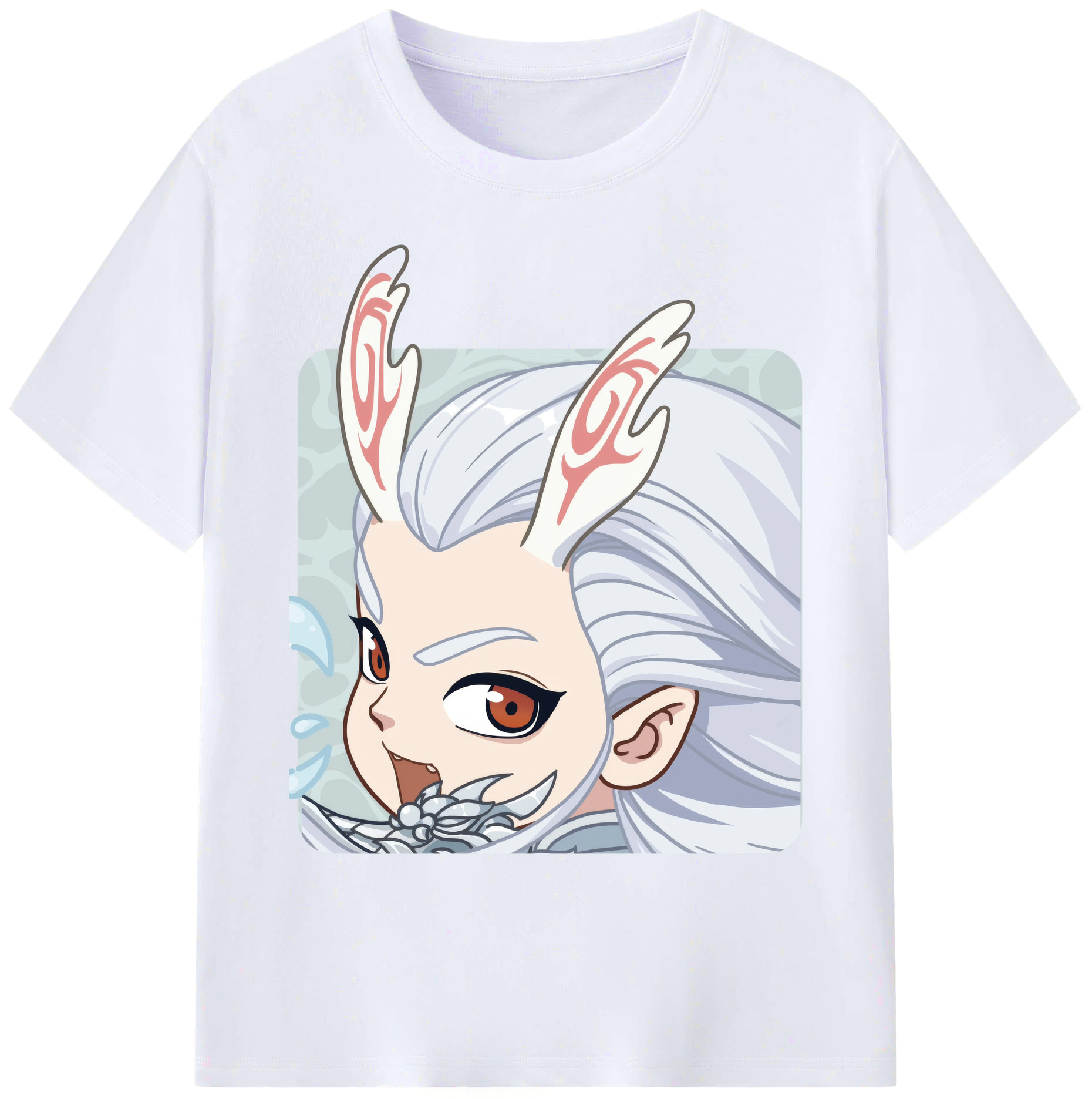 （画像用） Ne Zha 2 ナタ 魔童の大暴れ 綿100％ メンズ半袖Tシャツ｜肌触りやわらか＆通気性
