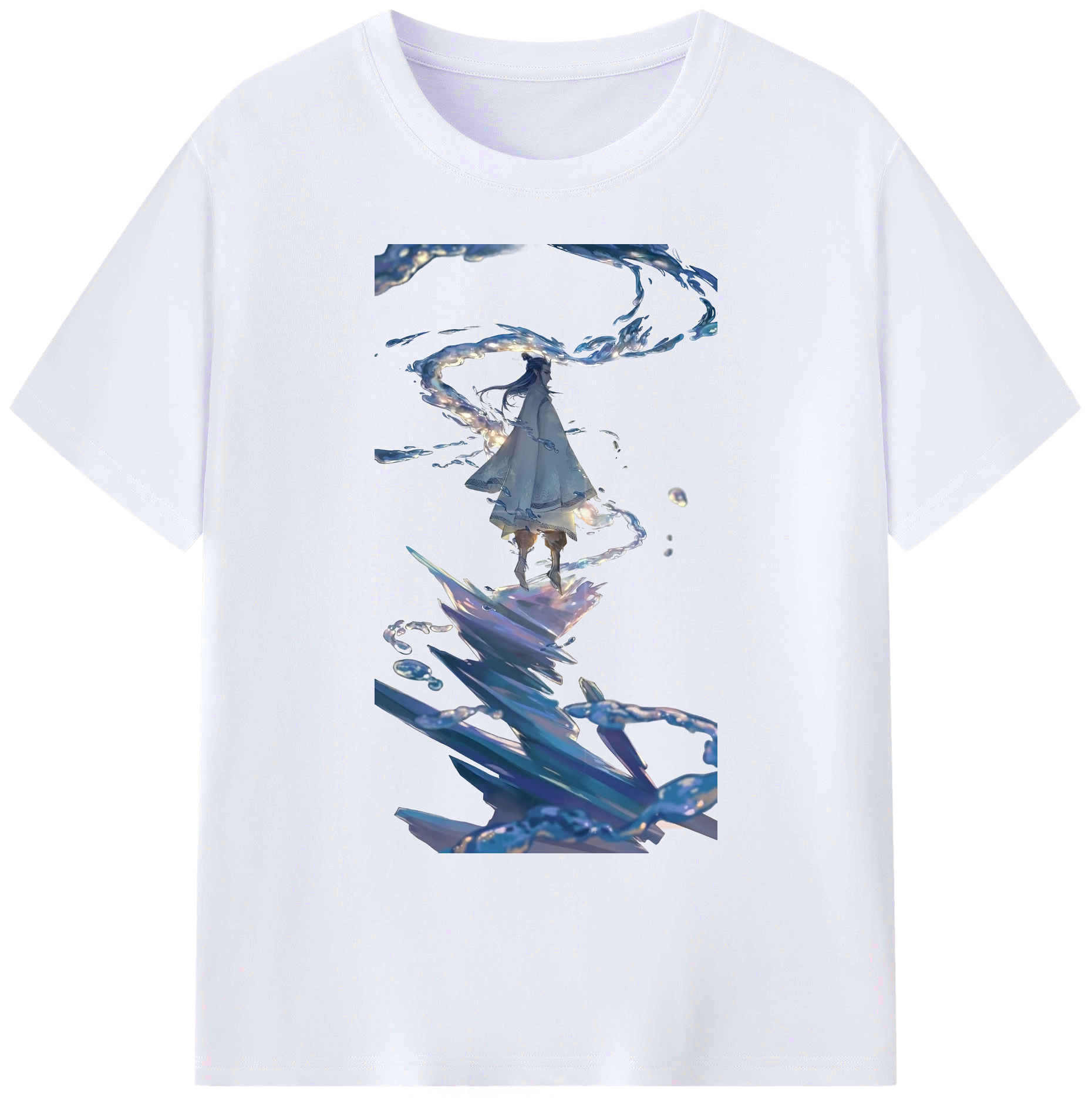 （画像用） Ne Zha 2 ナタ 魔童の大暴れ 綿100％ メンズ半袖Tシャツ｜肌触りやわらか＆通気性