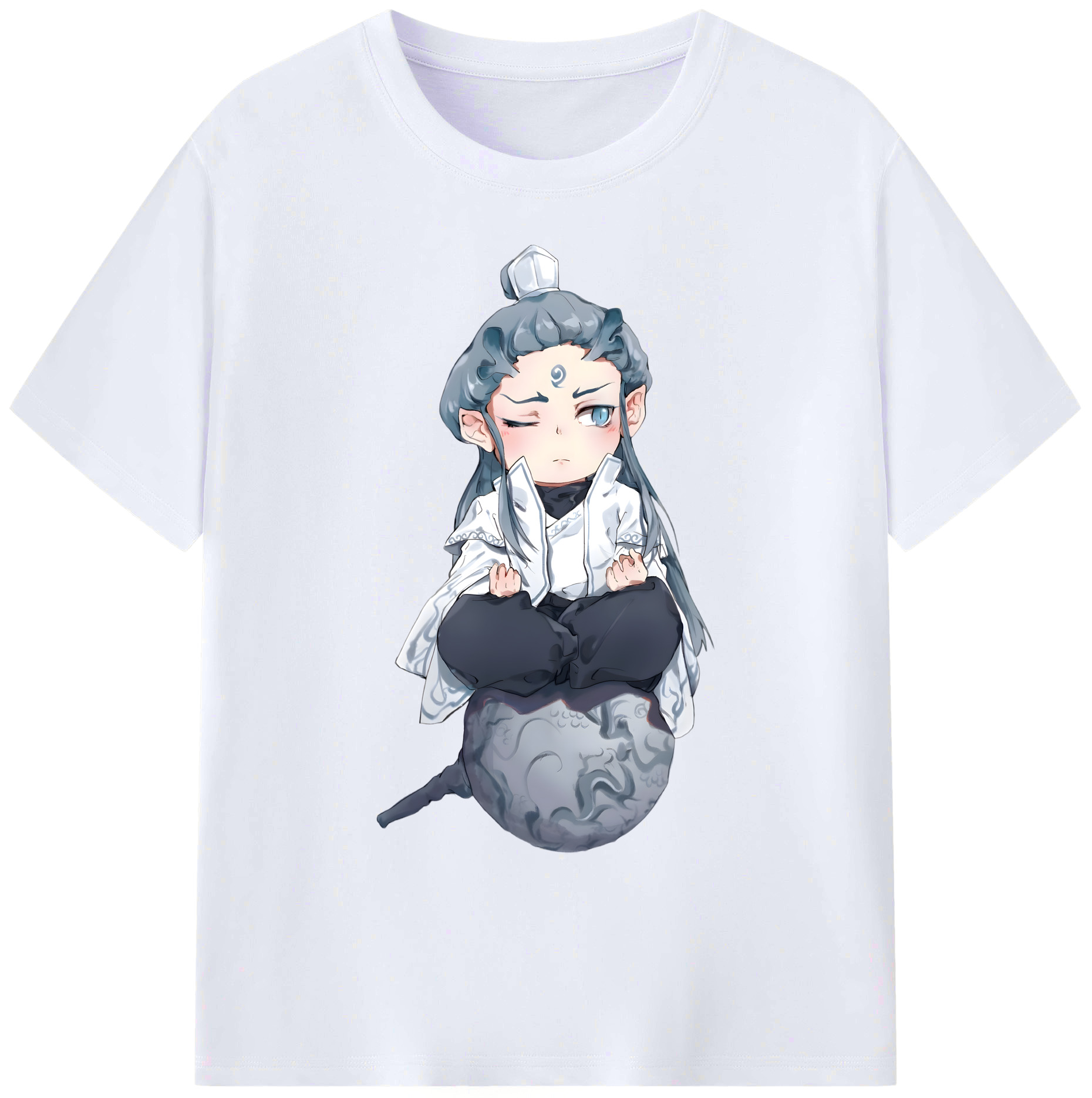 （画像用） Ne Zha 2 ナタ 魔童の大暴れ 綿100％ メンズ半袖Tシャツ｜肌触りやわらか＆通気性