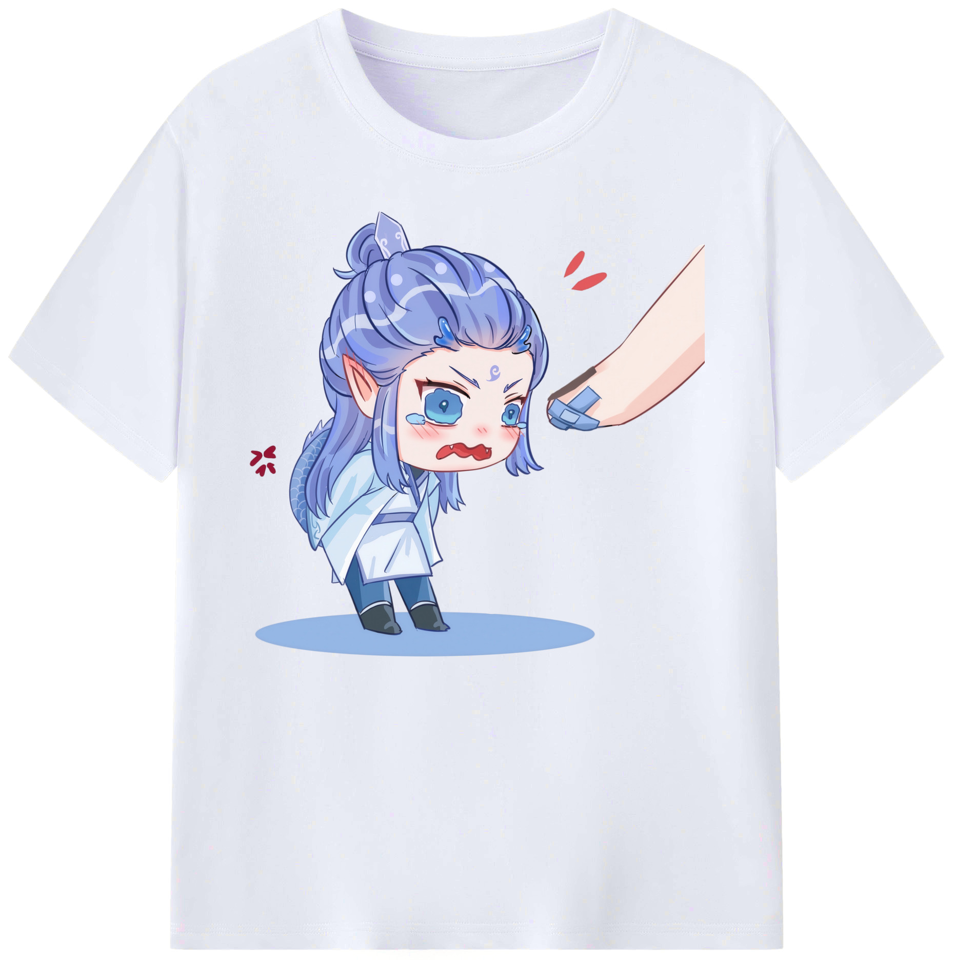 （画像用） Ne Zha 2 ナタ 魔童の大暴れ 綿100％ メンズ半袖Tシャツ｜肌触りやわらか＆通気性