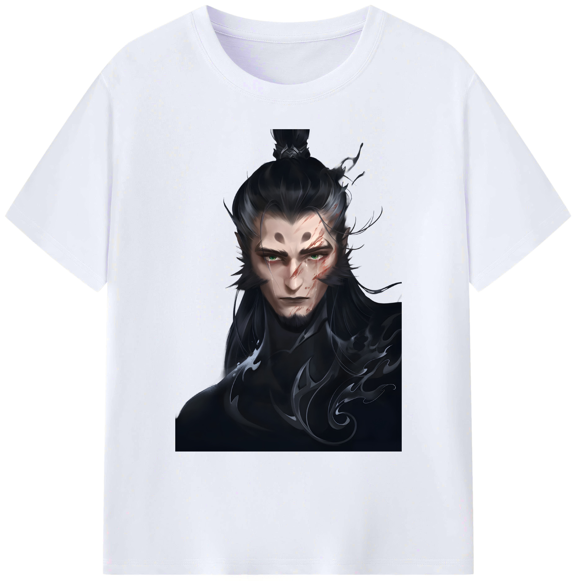 （画像用） Ne Zha 2 ナタ 魔童の大暴れ 綿100％ メンズ半袖Tシャツ｜肌触りやわらか＆通気性