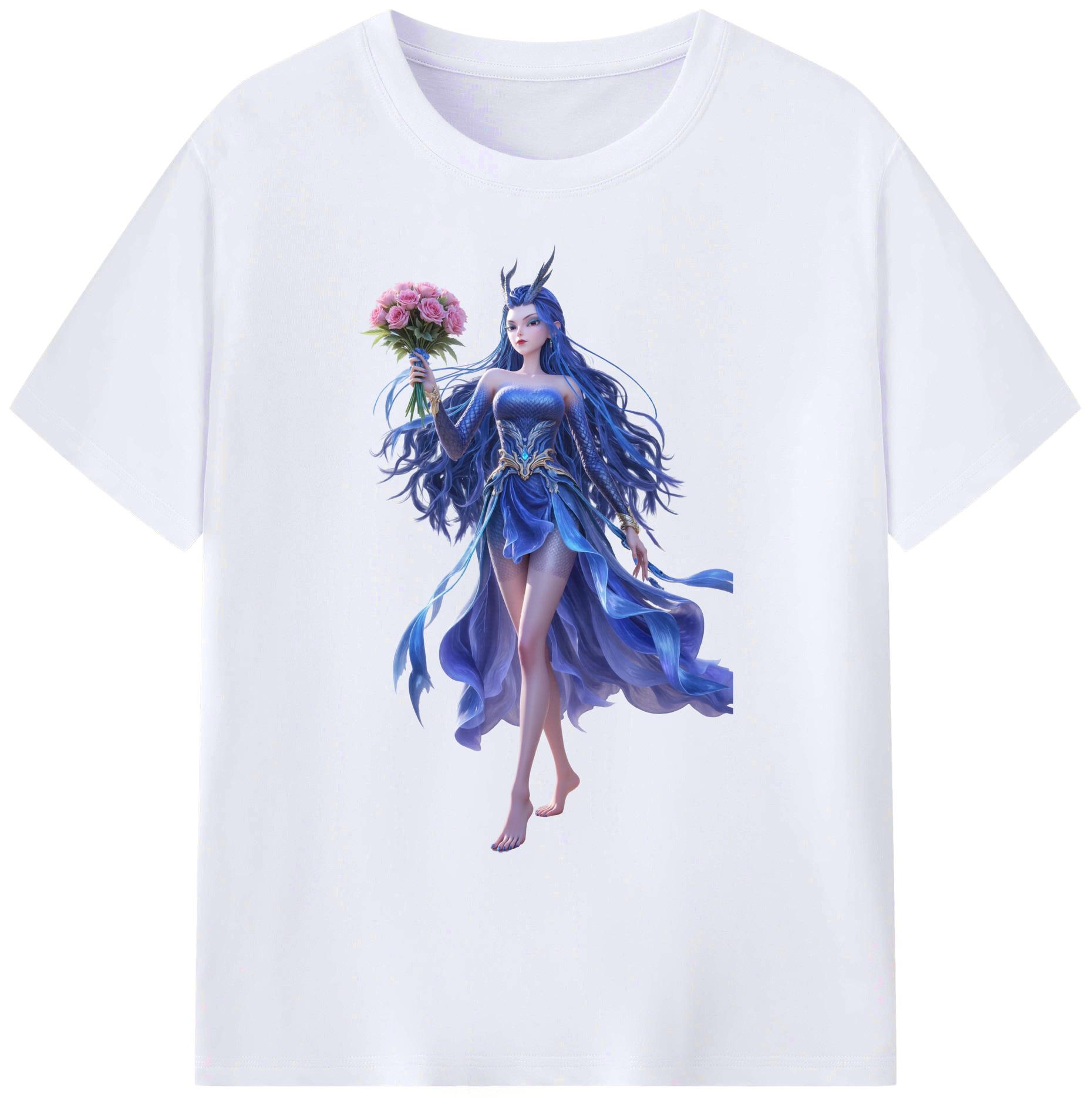 （画像用） Ne Zha 2 ナタ 魔童の大暴れ 綿100％ メンズ半袖Tシャツ｜肌触りやわらか＆通気性