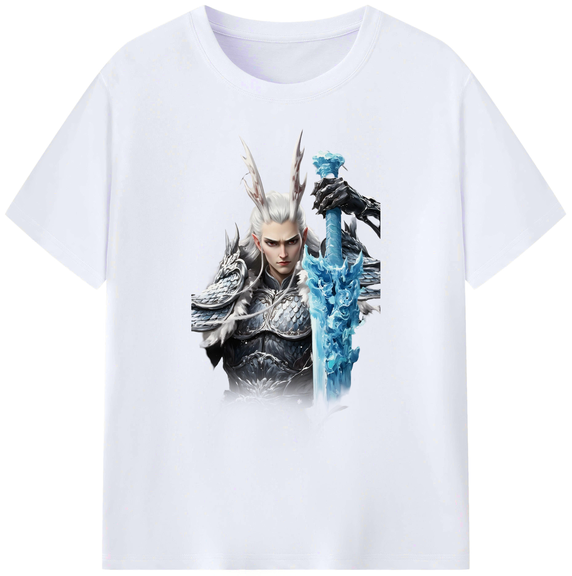 （画像用） Ne Zha 2 ナタ 魔童の大暴れ 綿100％ メンズ半袖Tシャツ｜肌触りやわらか＆通気性