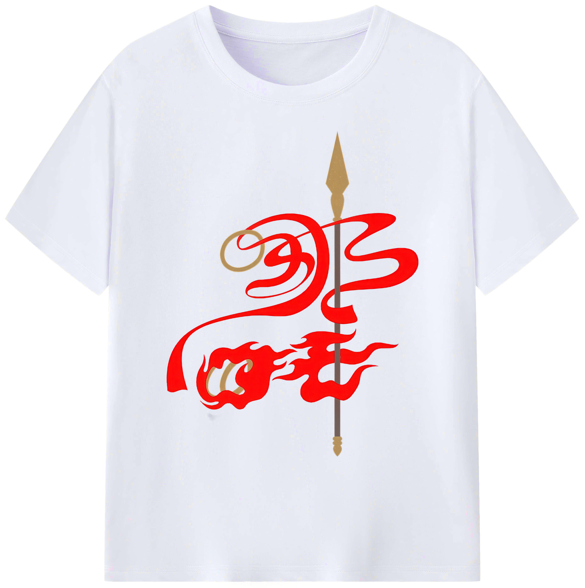 （画像用） Ne Zha 2 ナタ 魔童の大暴れ 綿100％ メンズ半袖Tシャツ｜肌触りやわらか＆通気性