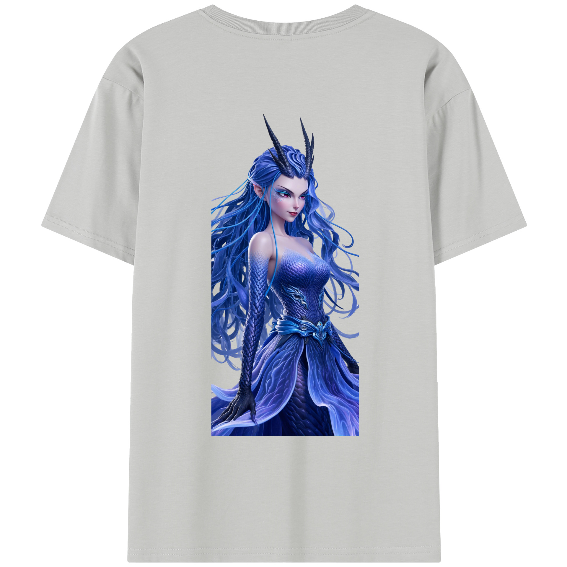 （画像用） Ne Zha 2 ナタ 魔童の大暴れ レディース半袖Tシャツ(バックプリント)