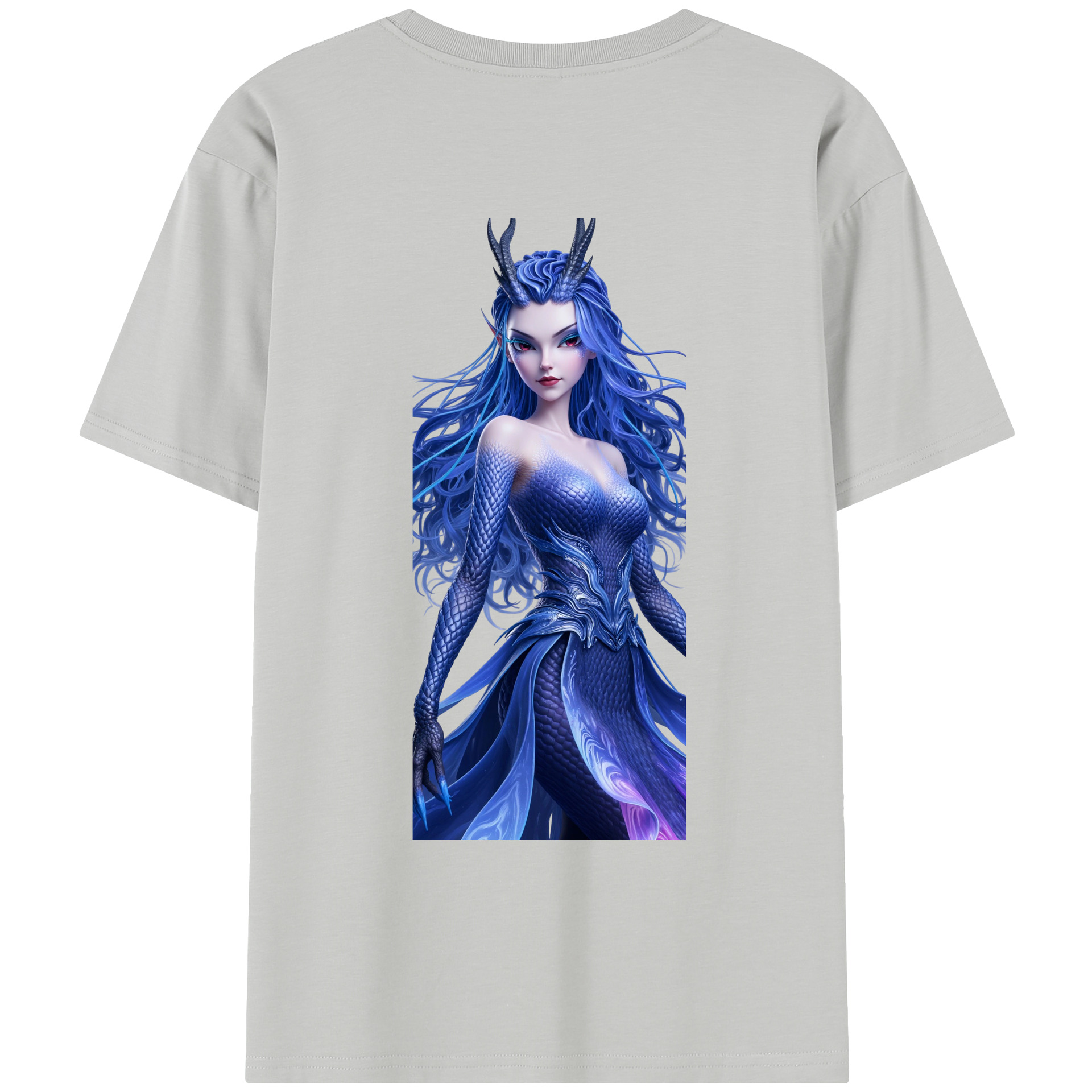 （画像用） Ne Zha 2 ナタ 魔童の大暴れ レディース半袖Tシャツ(バックプリント)