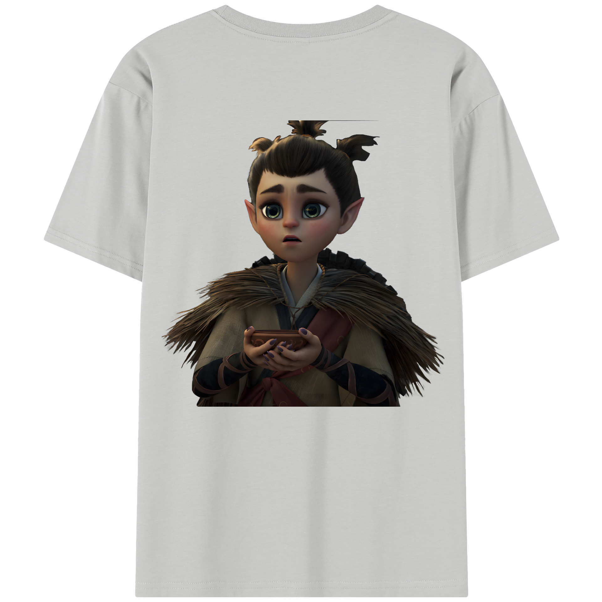 （画像用） Ne Zha 2 ナタ 魔童の大暴れ レディース半袖Tシャツ(バックプリント)