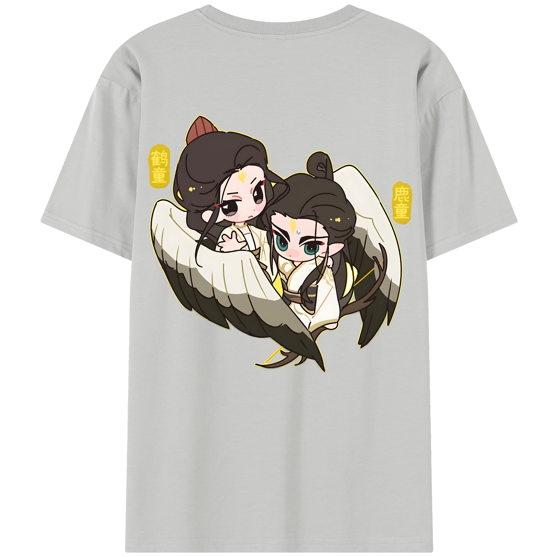（画像用） Ne Zha 2 ナタ 魔童の大暴れ レディース半袖Tシャツ(バックプリント)