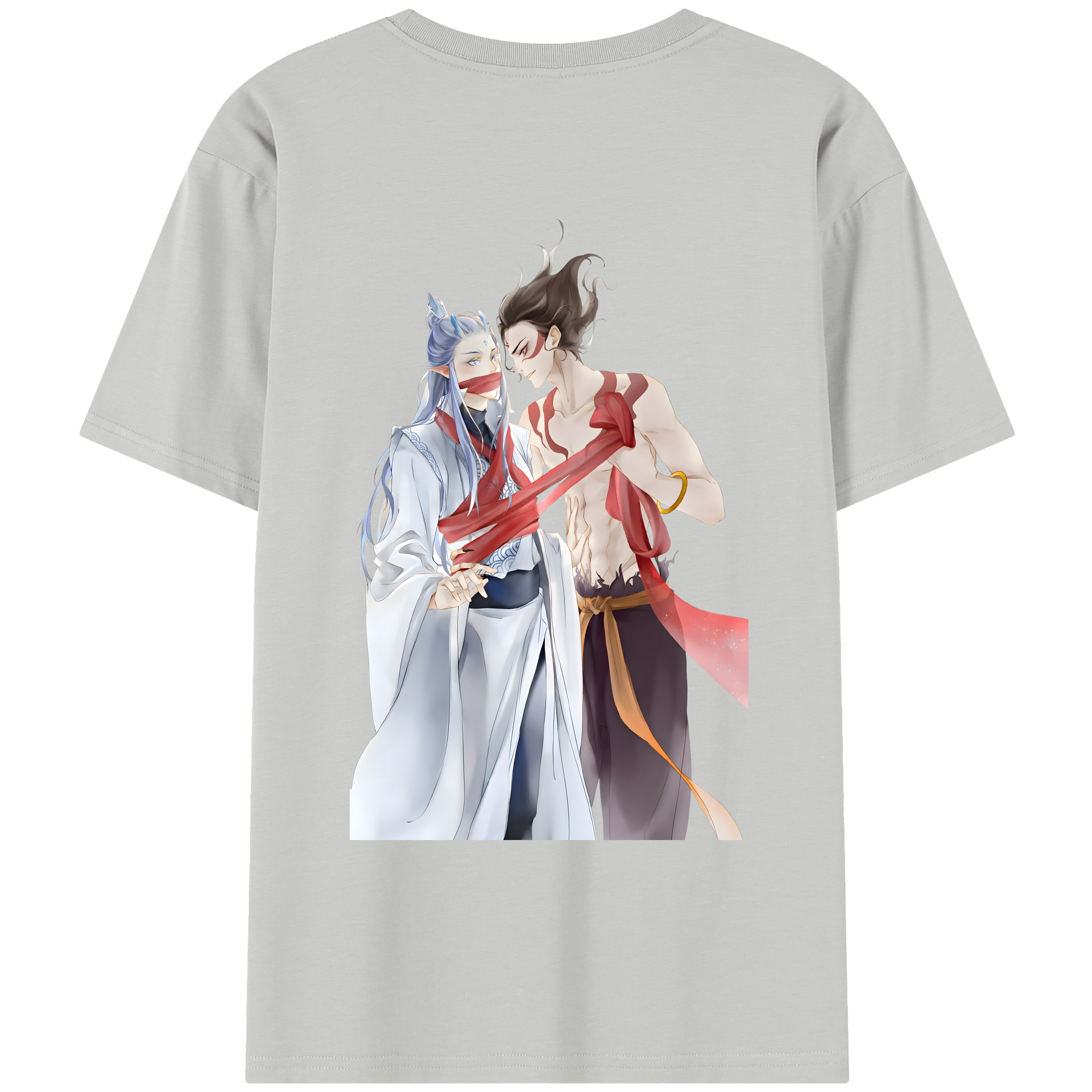 （画像用） Ne Zha 2 ナタ 魔童の大暴れ レディース半袖Tシャツ(バックプリント)