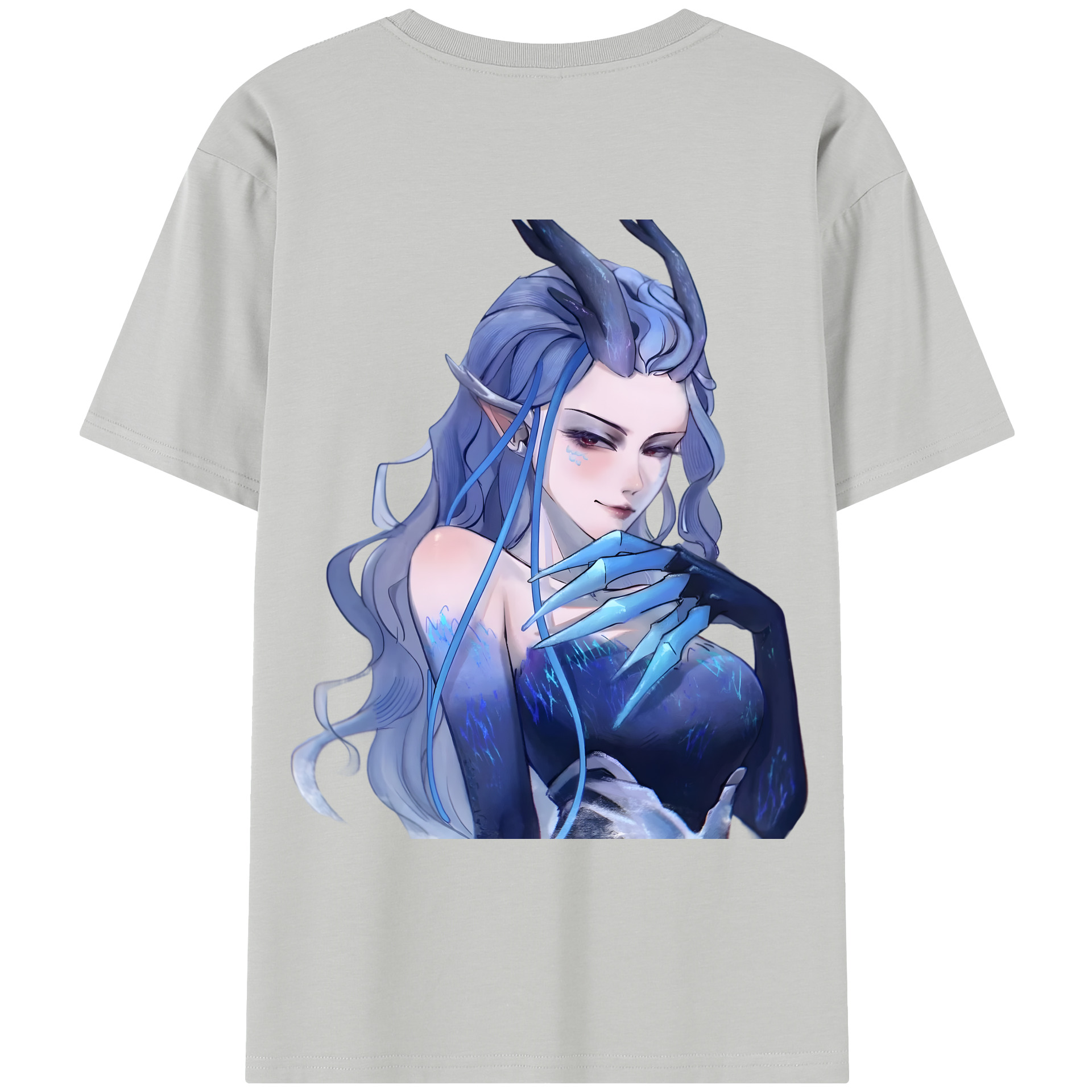 （画像用） Ne Zha 2 ナタ 魔童の大暴れ レディース半袖Tシャツ(バックプリント)