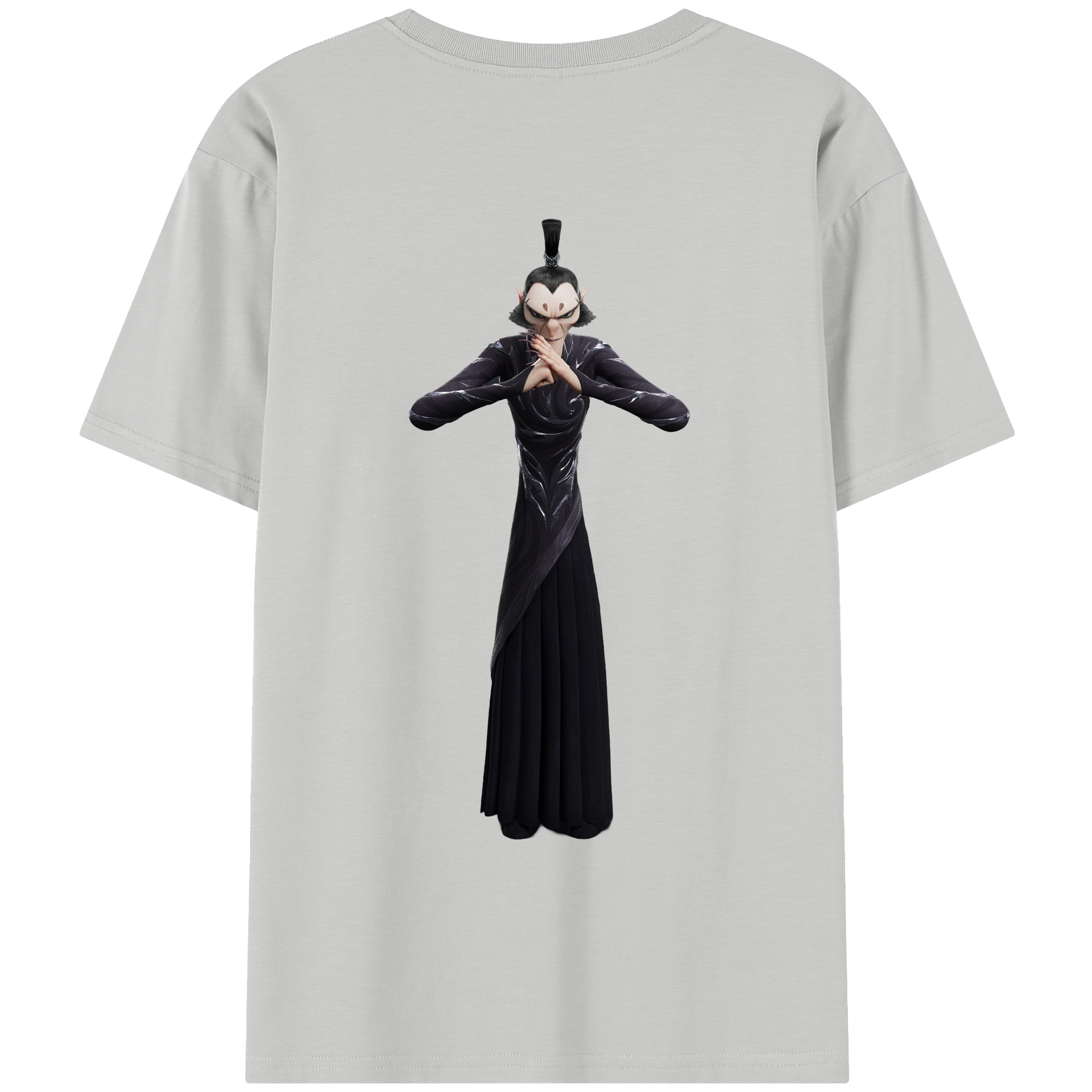 （画像用） Ne Zha 2 ナタ 魔童の大暴れ レディース半袖Tシャツ(バックプリント)