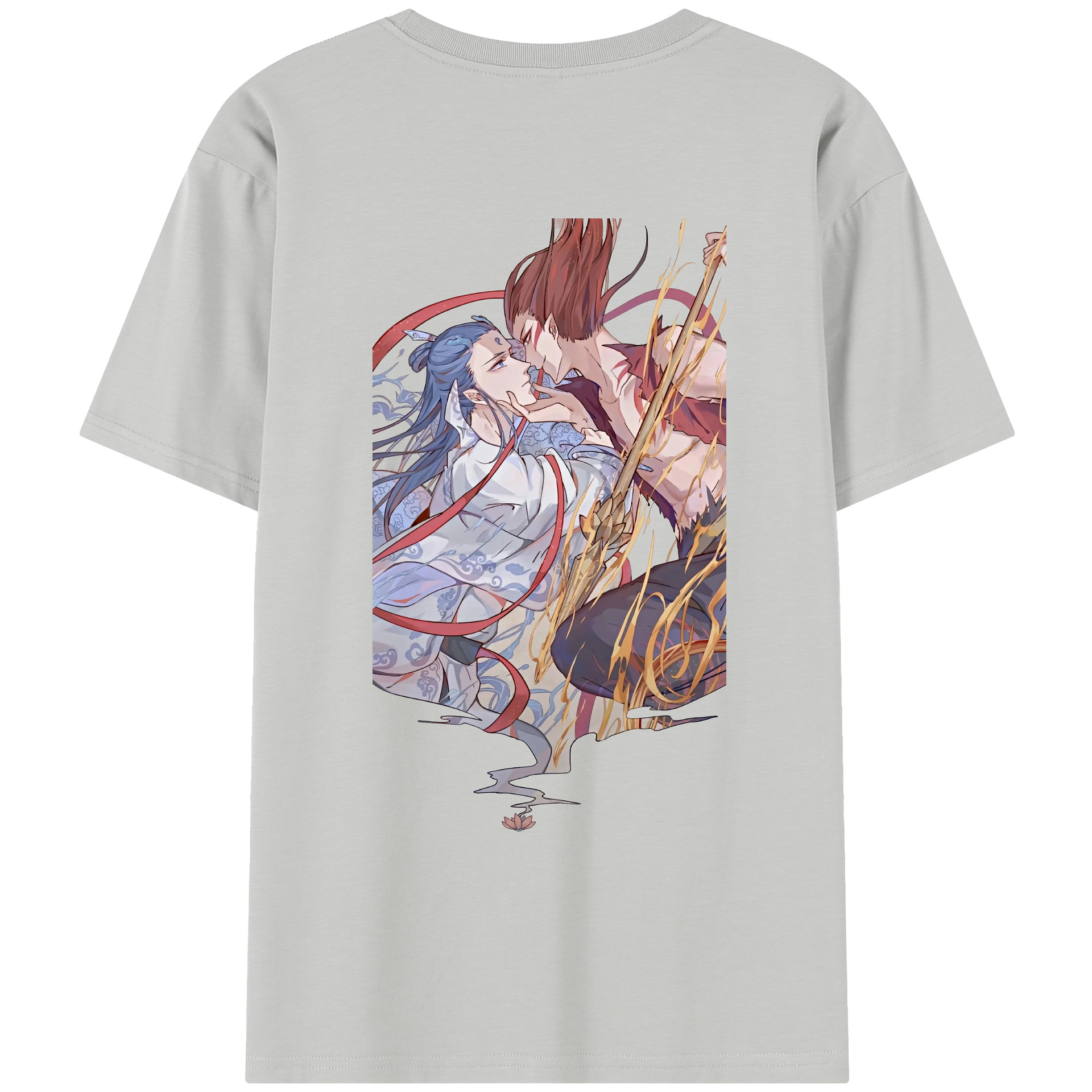 （画像用） Ne Zha 2 ナタ 魔童の大暴れ レディース半袖Tシャツ(バックプリント)