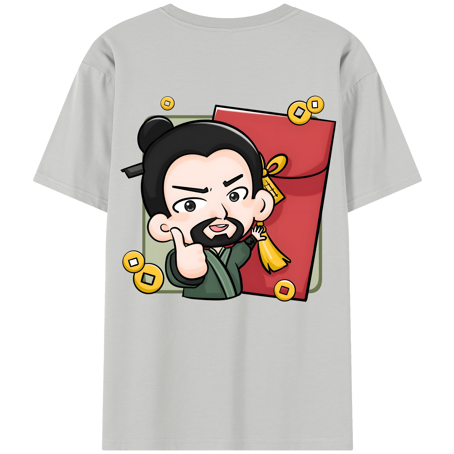 （画像用） Ne Zha 2 ナタ 魔童の大暴れ レディース半袖Tシャツ(バックプリント)