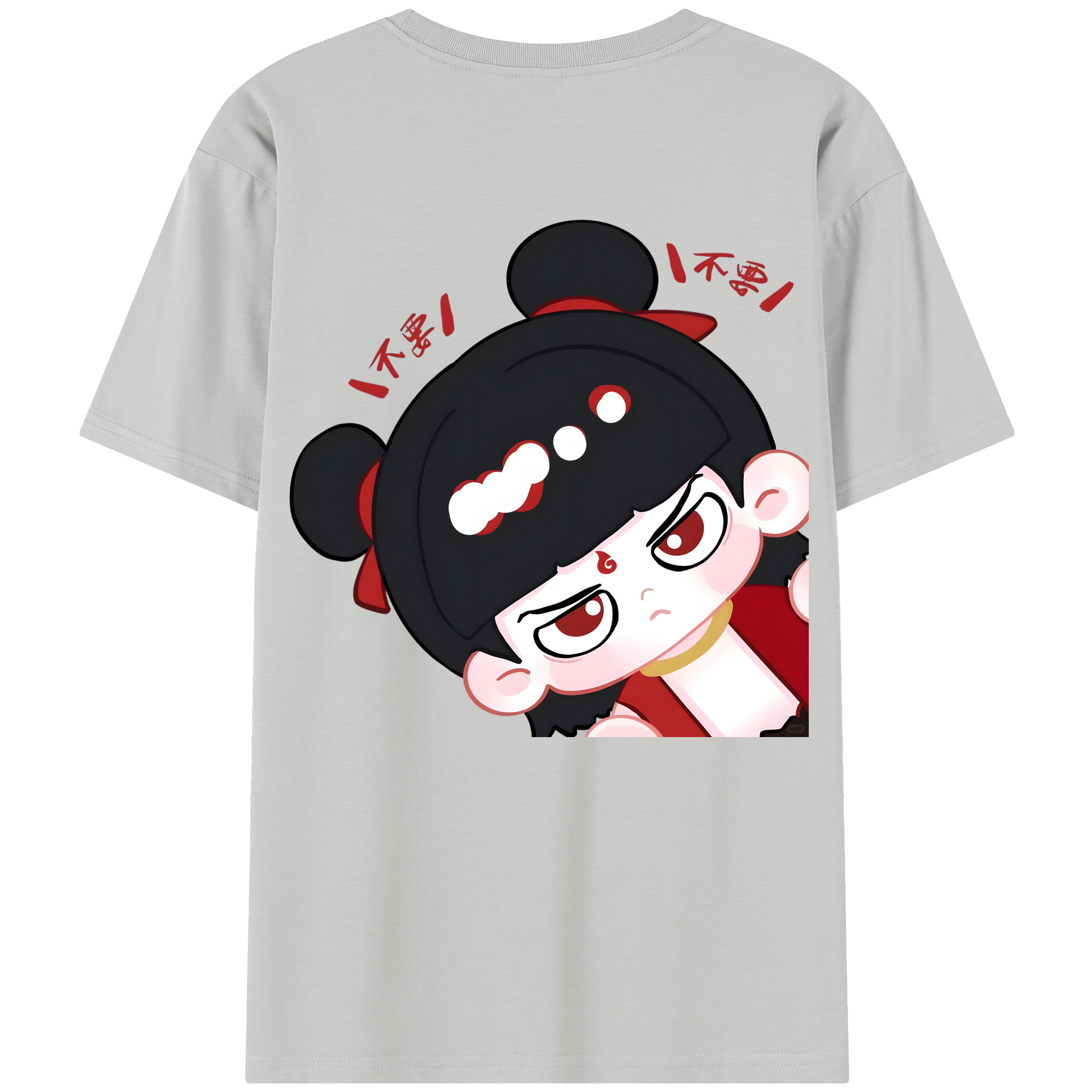 （画像用） Ne Zha 2 ナタ 魔童の大暴れ レディース半袖Tシャツ(バックプリント)