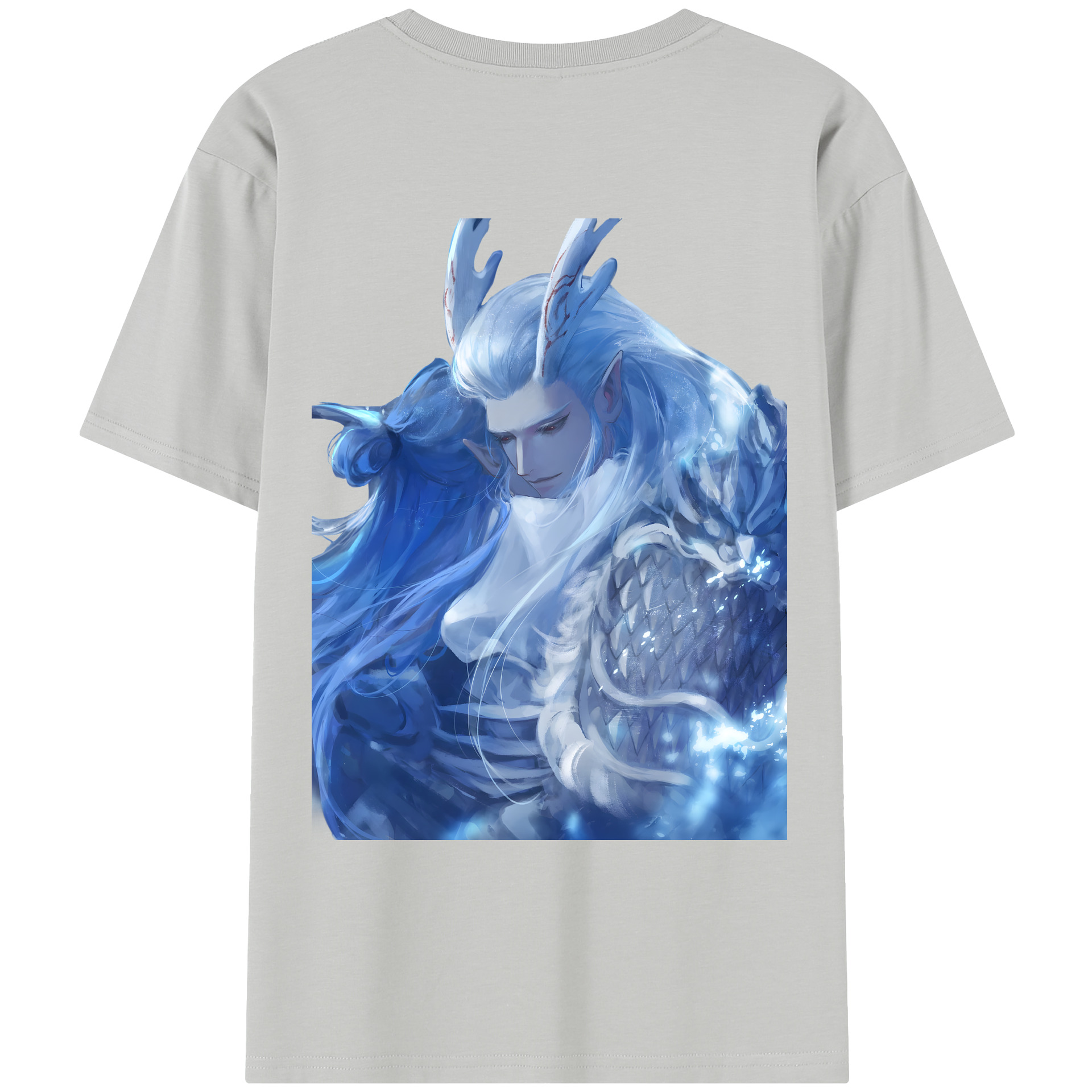 （画像用） Ne Zha 2 ナタ 魔童の大暴れ レディース半袖Tシャツ(バックプリント)