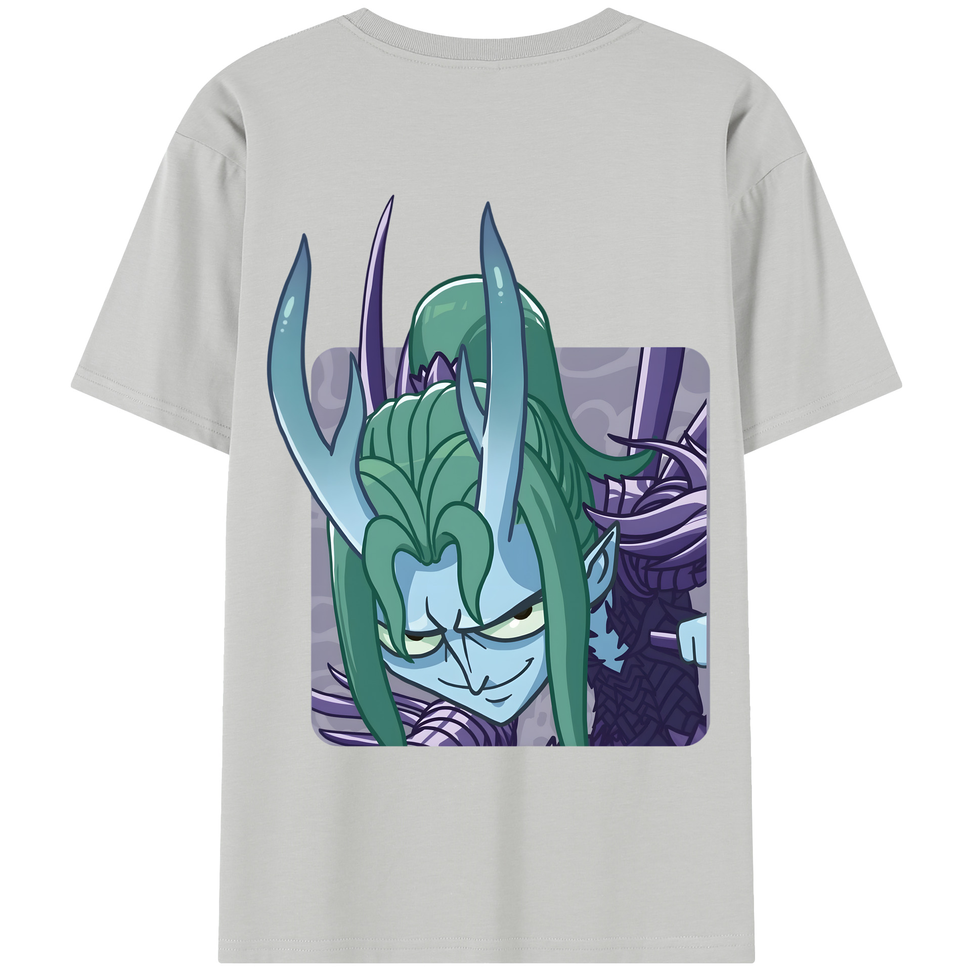 （画像用） Ne Zha 2 ナタ 魔童の大暴れ レディース半袖Tシャツ(バックプリント)