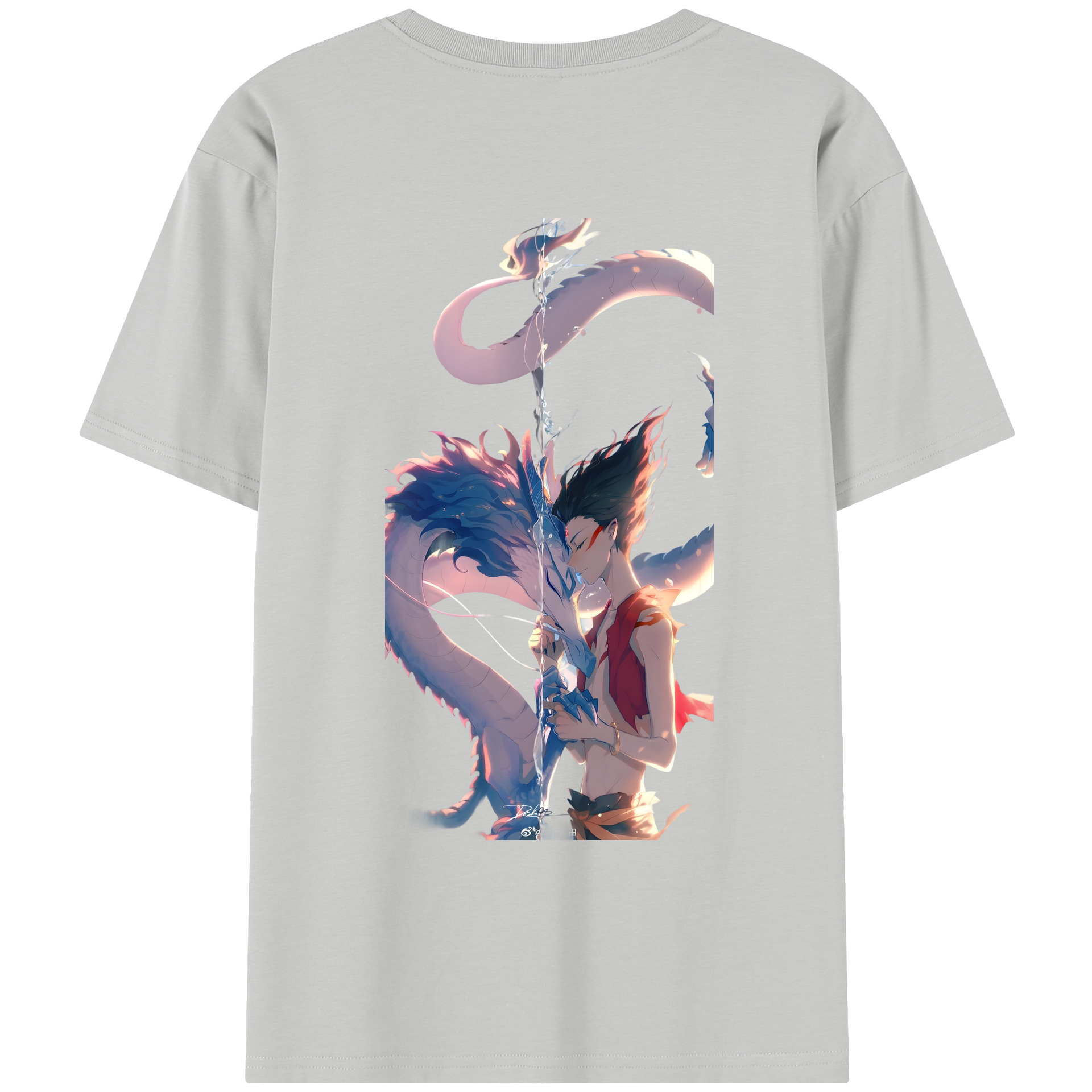 （画像用） Ne Zha 2 ナタ 魔童の大暴れ レディース半袖Tシャツ(バックプリント)