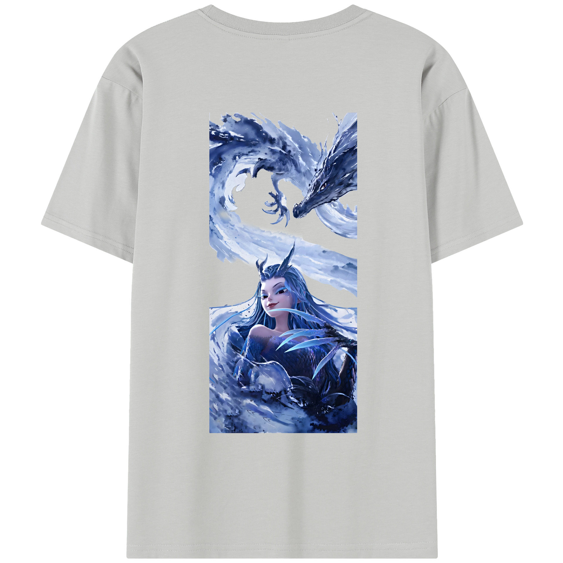 （画像用） Ne Zha 2 ナタ 魔童の大暴れ レディース半袖Tシャツ(バックプリント)