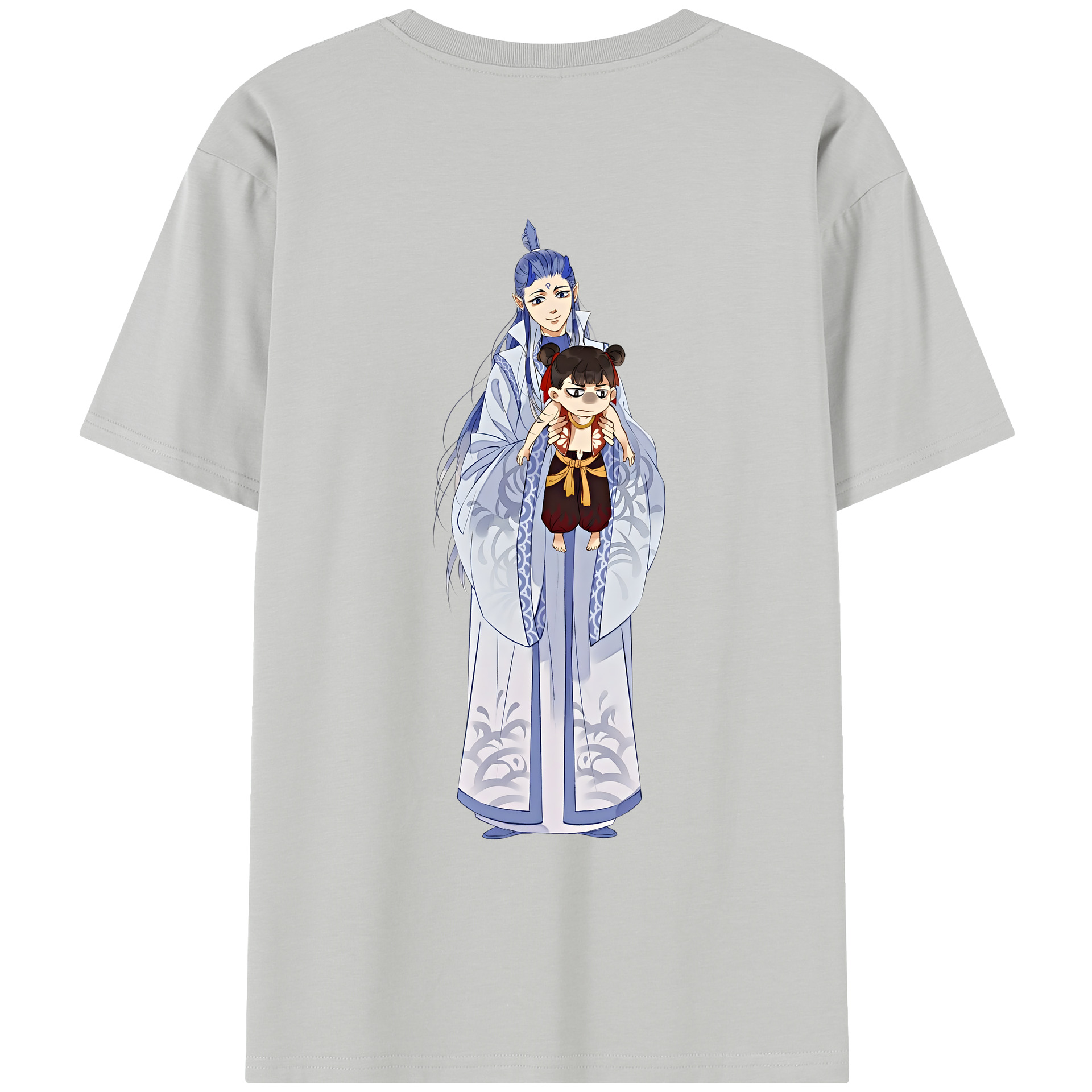 （画像用） Ne Zha 2 ナタ 魔童の大暴れ レディース半袖Tシャツ(バックプリント)