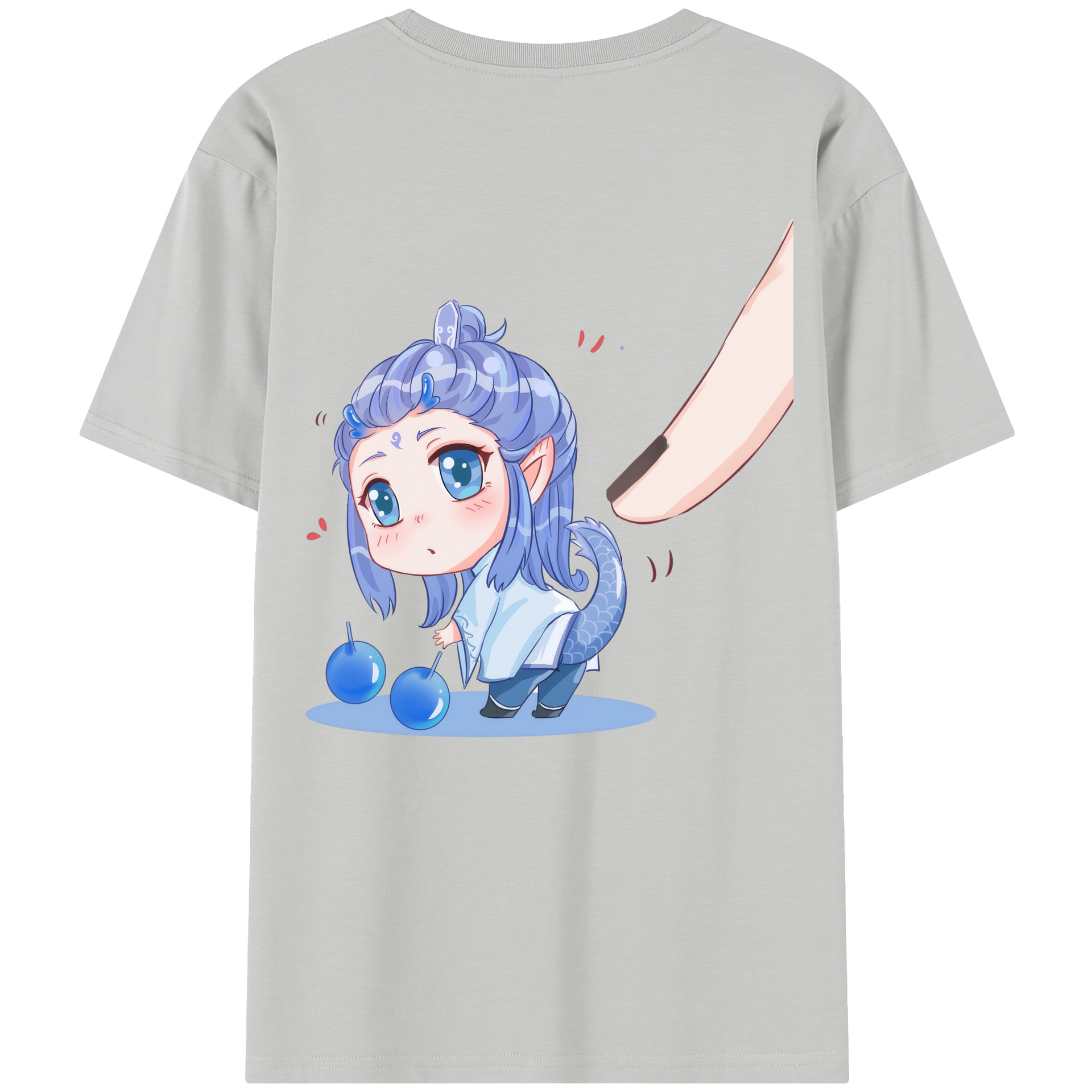 （画像用） Ne Zha 2 ナタ 魔童の大暴れ レディース半袖Tシャツ(バックプリント)