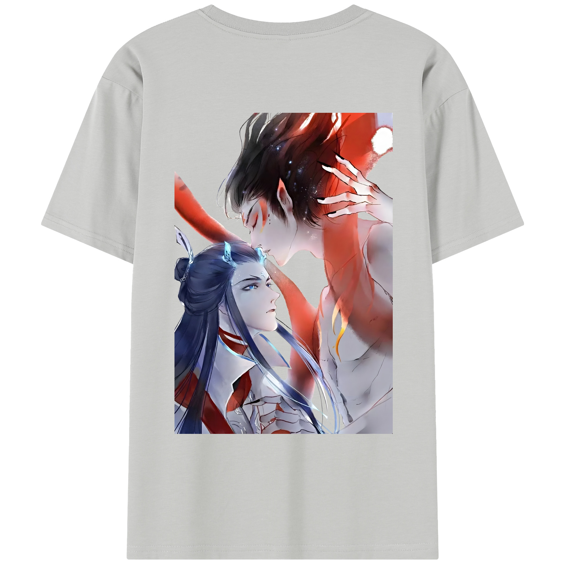 （画像用） Ne Zha 2 ナタ 魔童の大暴れ レディース半袖Tシャツ(バックプリント)