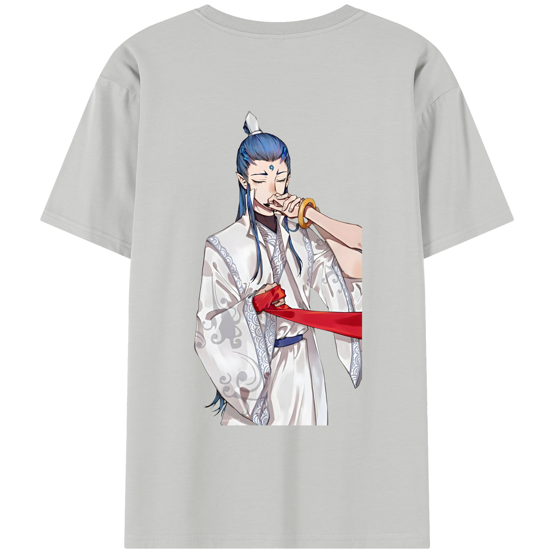 （画像用） Ne Zha 2 ナタ 魔童の大暴れ レディース半袖Tシャツ(バックプリント)