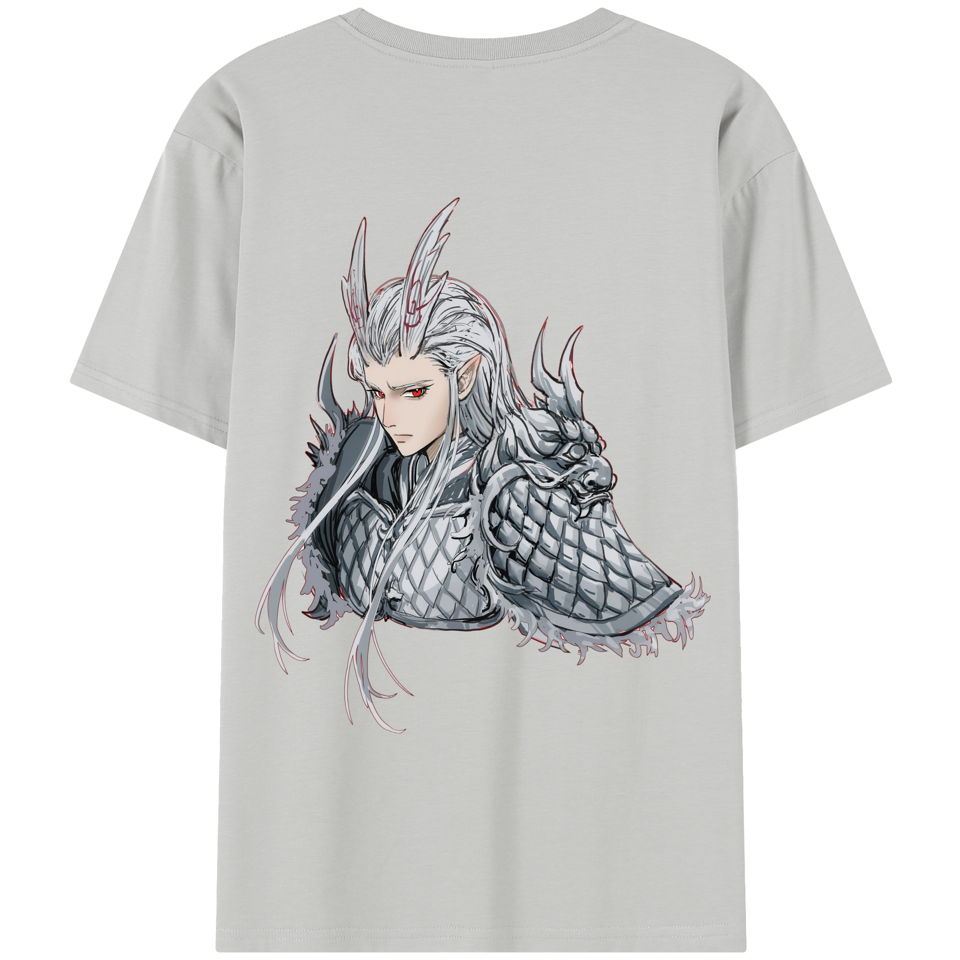 （画像用） Ne Zha 2 ナタ 魔童の大暴れ レディース半袖Tシャツ(バックプリント)