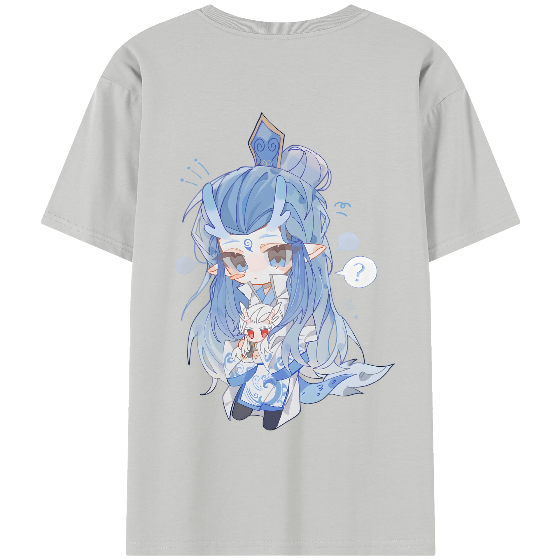 （画像用） Ne Zha 2 ナタ 魔童の大暴れ レディース半袖Tシャツ(バックプリント)