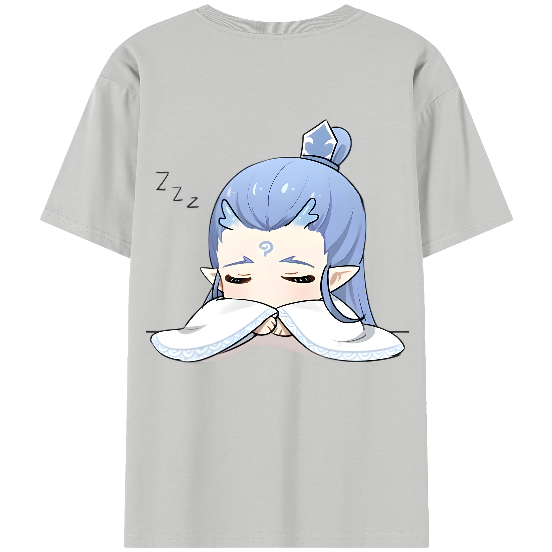 （画像用） Ne Zha 2 ナタ 魔童の大暴れ レディース半袖Tシャツ(バックプリント)