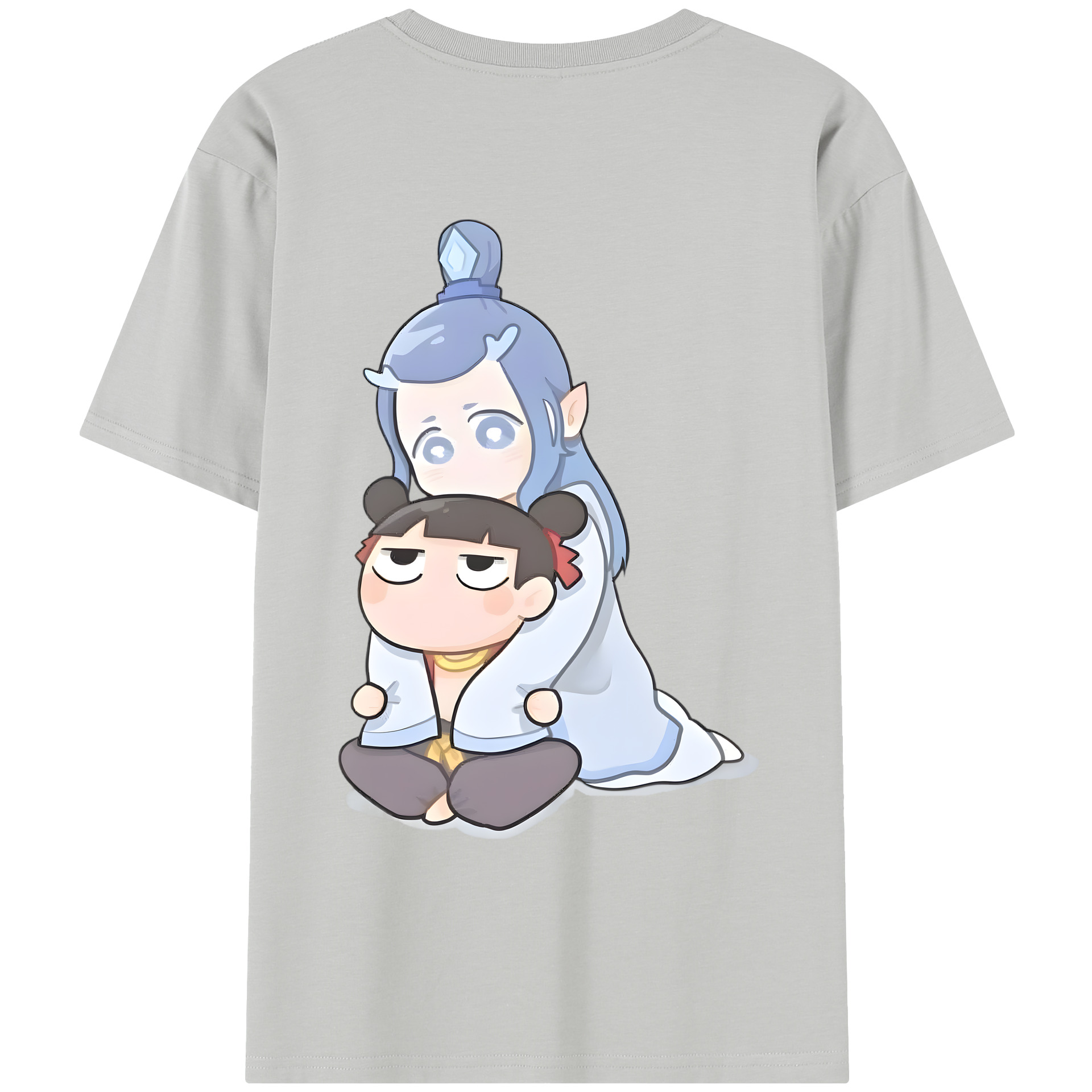 （画像用） Ne Zha 2 ナタ 魔童の大暴れ レディース半袖Tシャツ(バックプリント)
