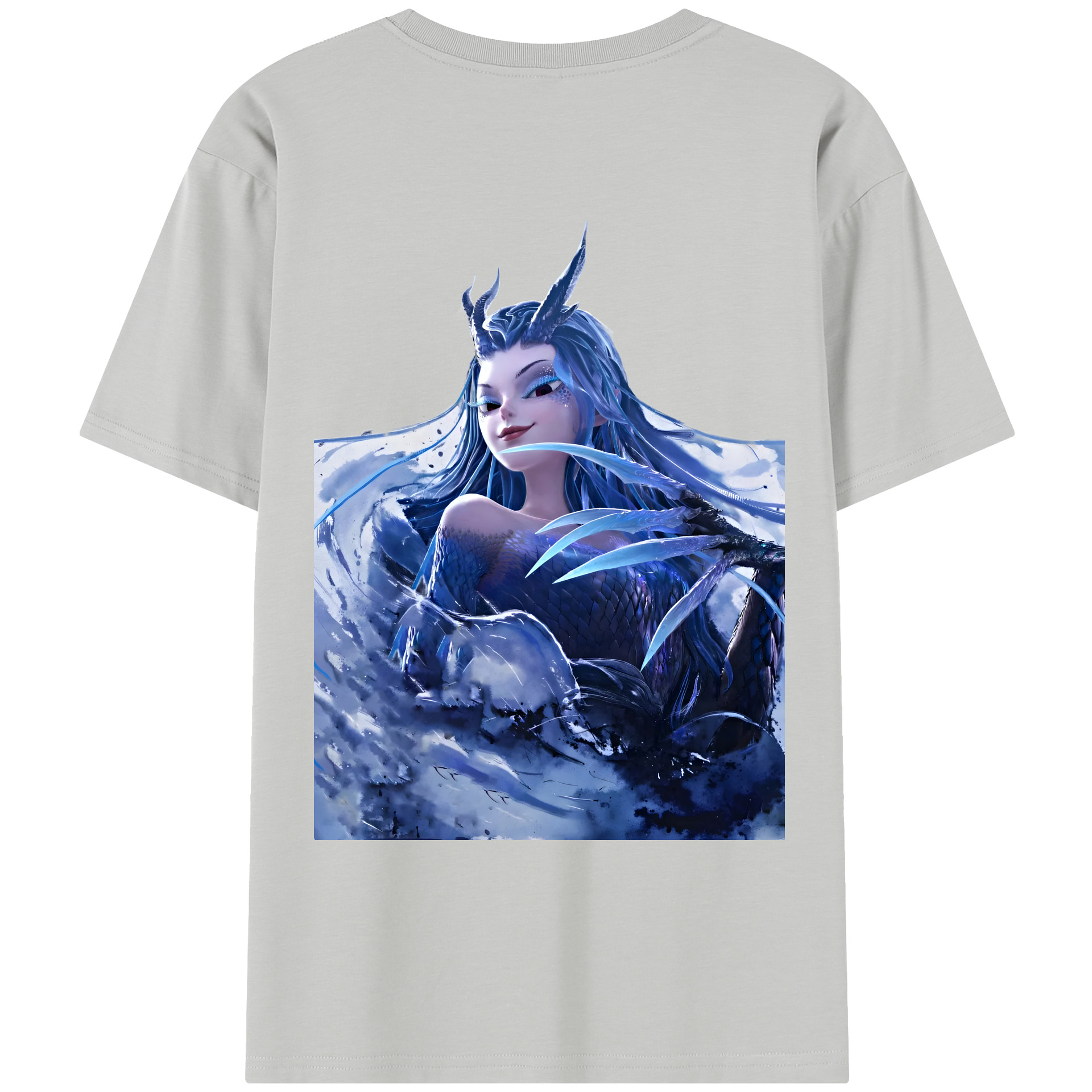 （画像用） Ne Zha 2 ナタ 魔童の大暴れ レディース半袖Tシャツ(バックプリント)