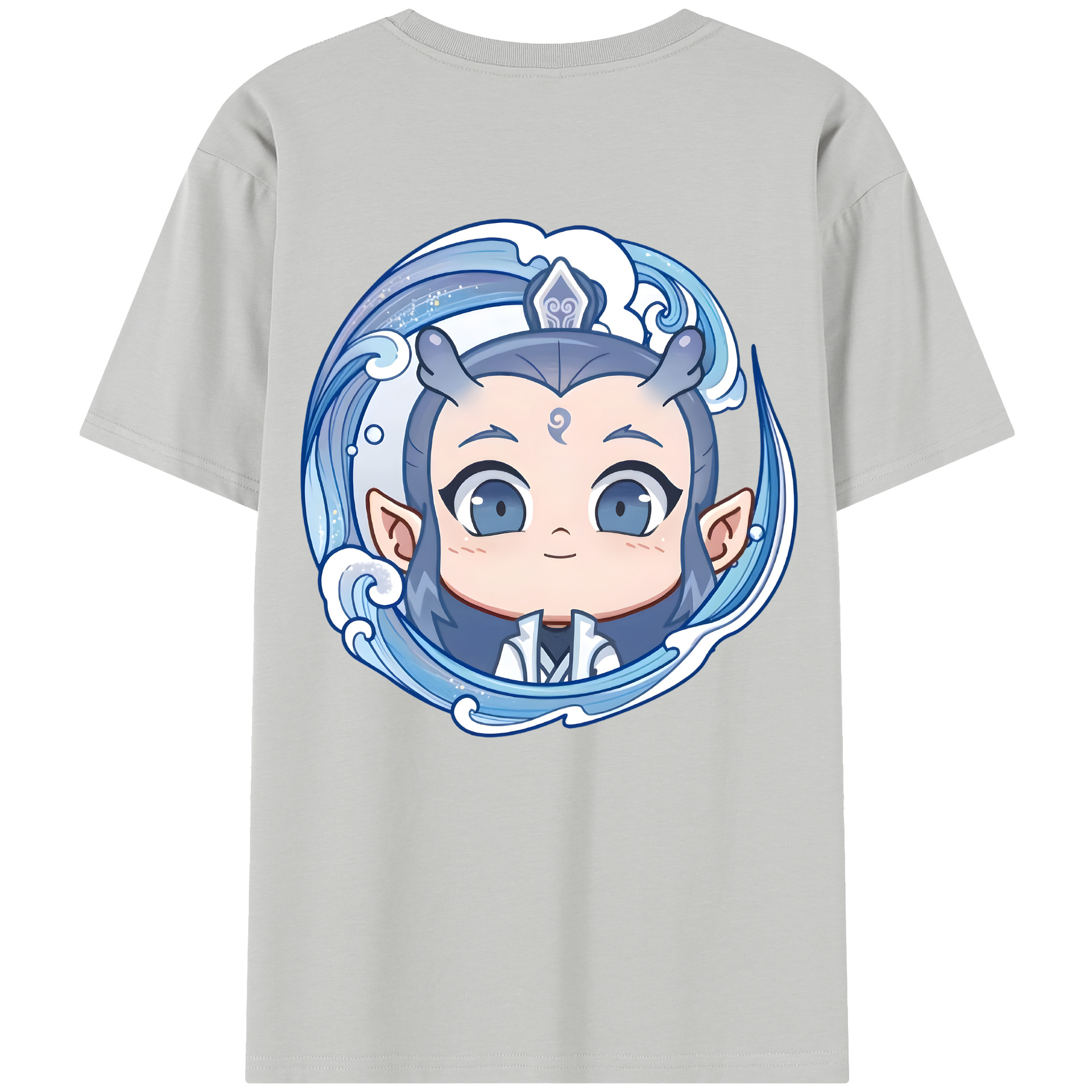 （画像用） Ne Zha 2 ナタ 魔童の大暴れ レディース半袖Tシャツ(バックプリント)