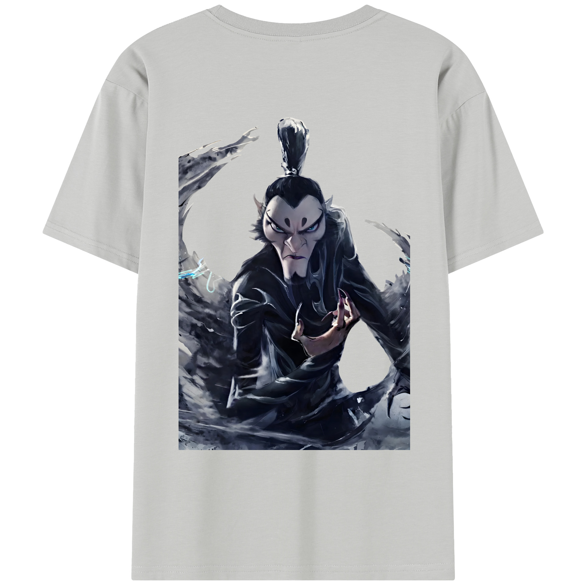 （画像用） Ne Zha 2 ナタ 魔童の大暴れ レディース半袖Tシャツ(バックプリント)