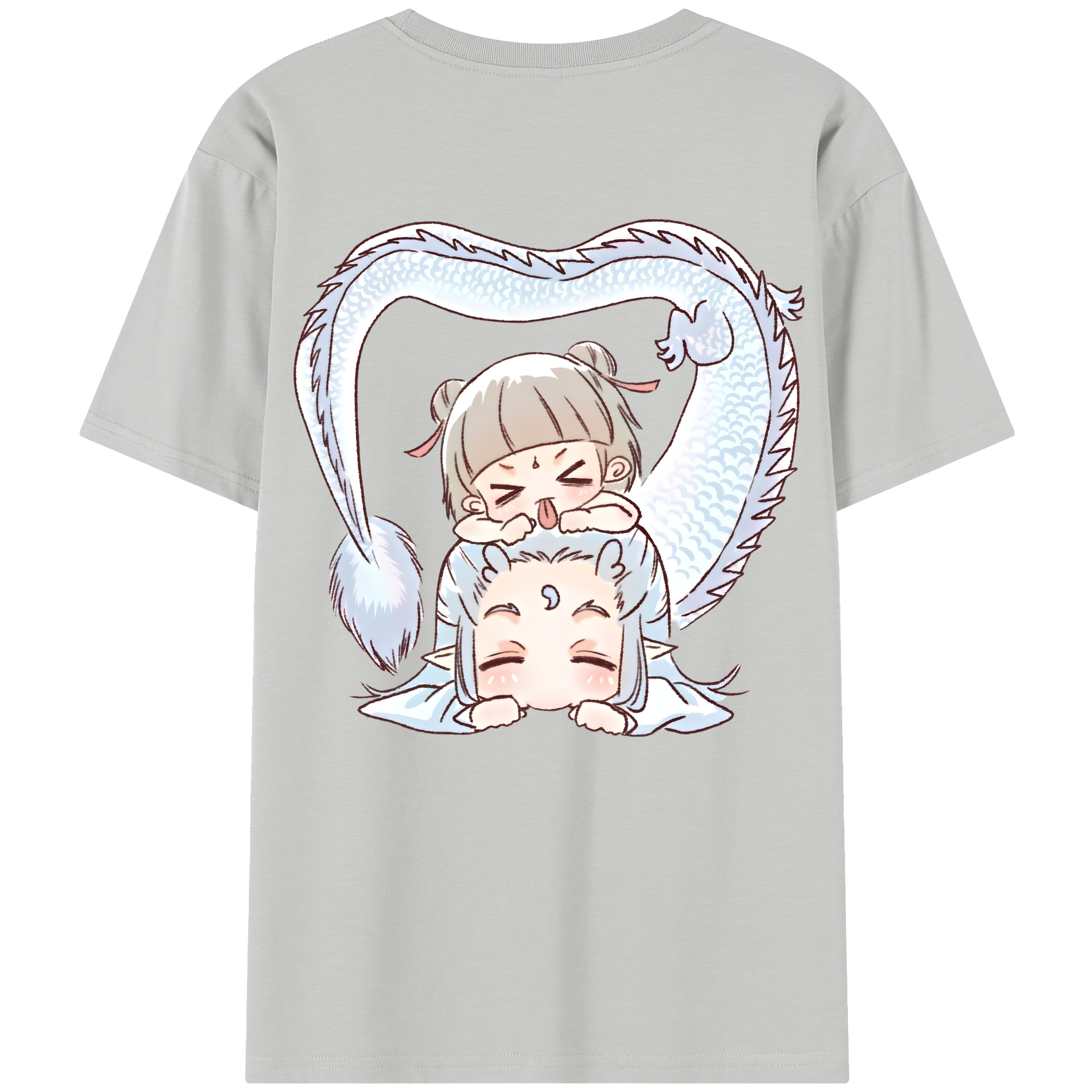 （画像用） Ne Zha 2 ナタ 魔童の大暴れ レディース半袖Tシャツ(バックプリント)