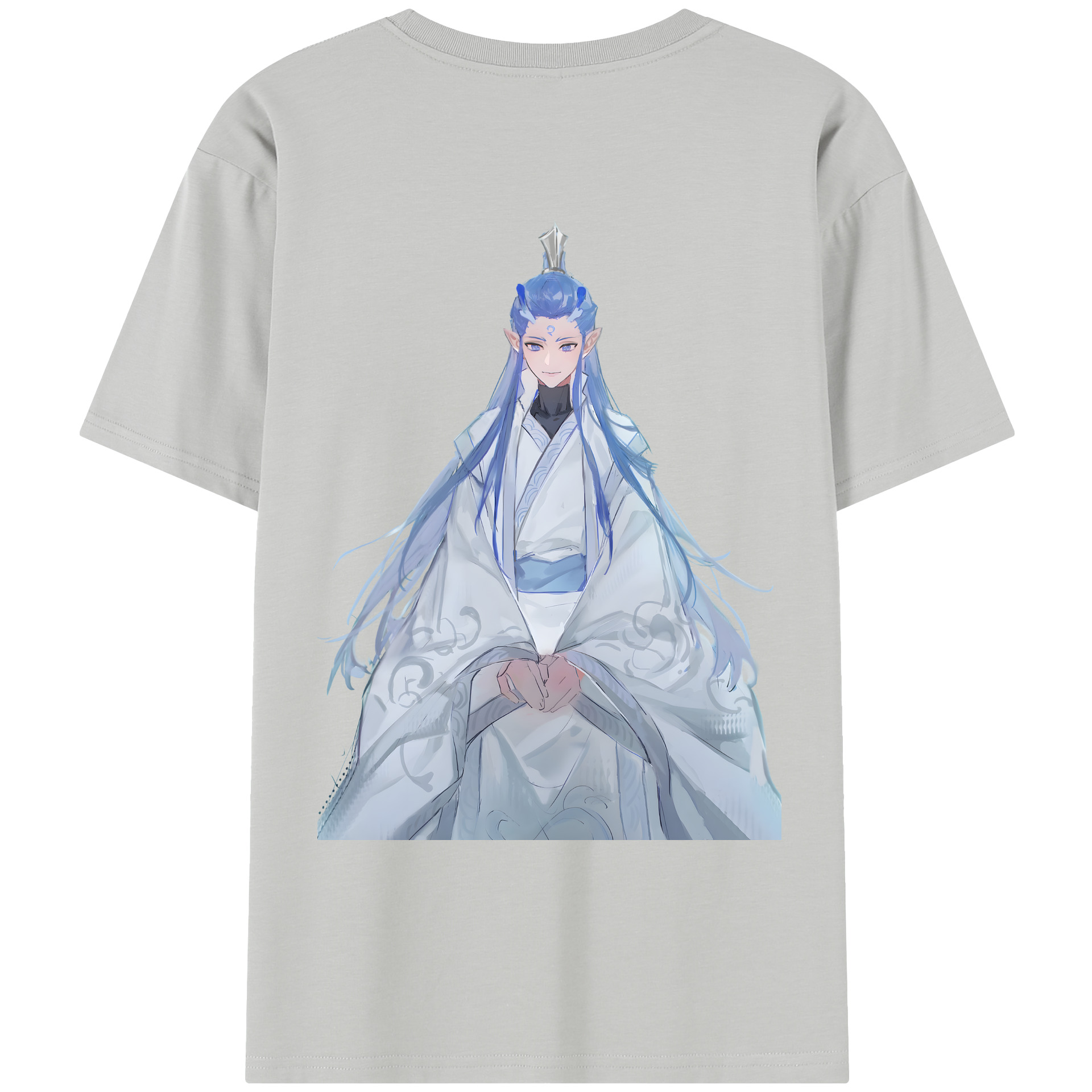 （画像用） Ne Zha 2 ナタ 魔童の大暴れ レディース半袖Tシャツ(バックプリント)