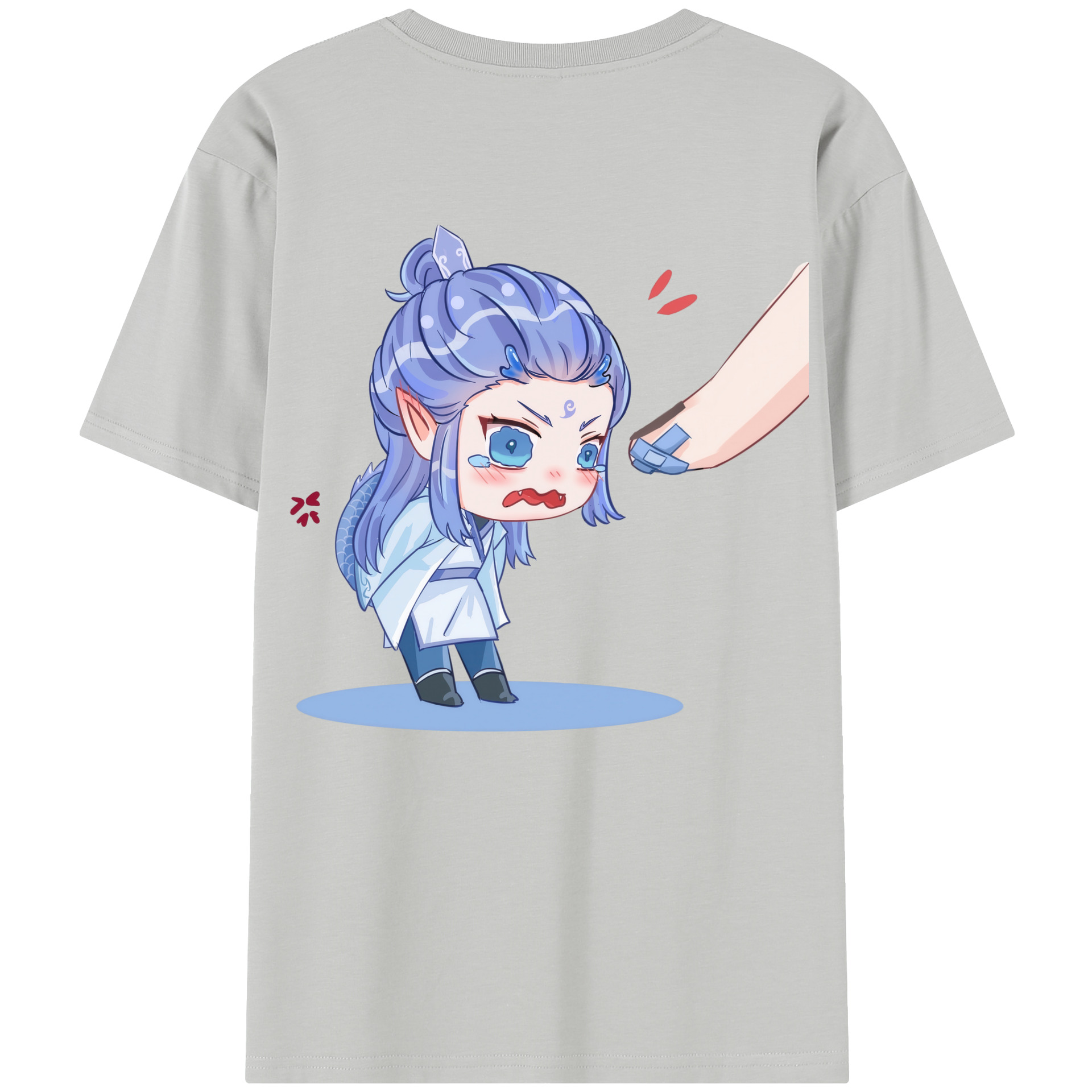 （画像用） Ne Zha 2 ナタ 魔童の大暴れ レディース半袖Tシャツ(バックプリント)