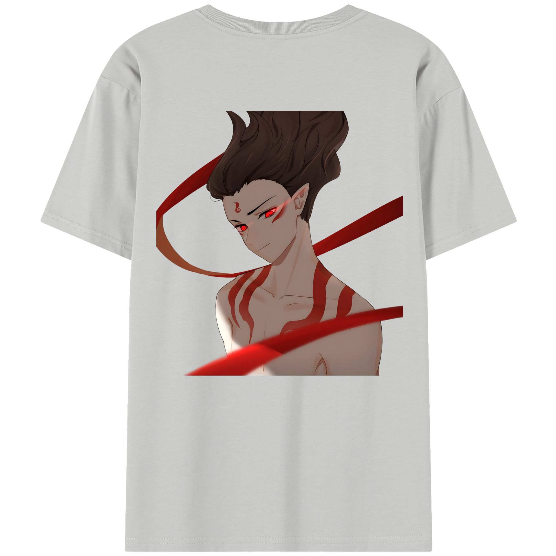 （画像用） Ne Zha 2 ナタ 魔童の大暴れ レディース半袖Tシャツ(バックプリント)
