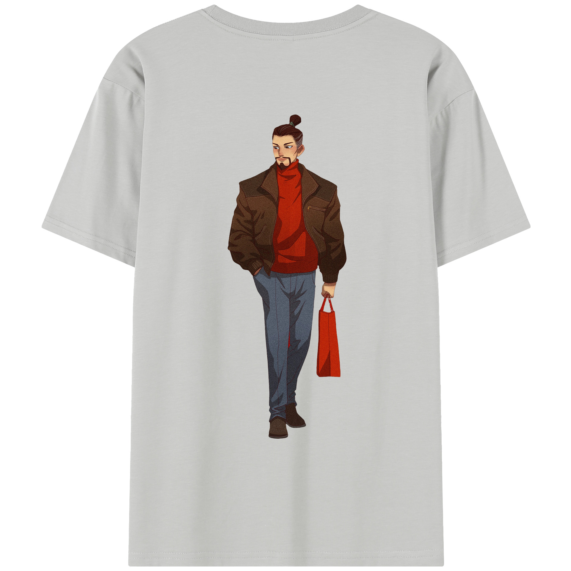 （画像用） Ne Zha 2 ナタ 魔童の大暴れ レディース半袖Tシャツ(バックプリント)