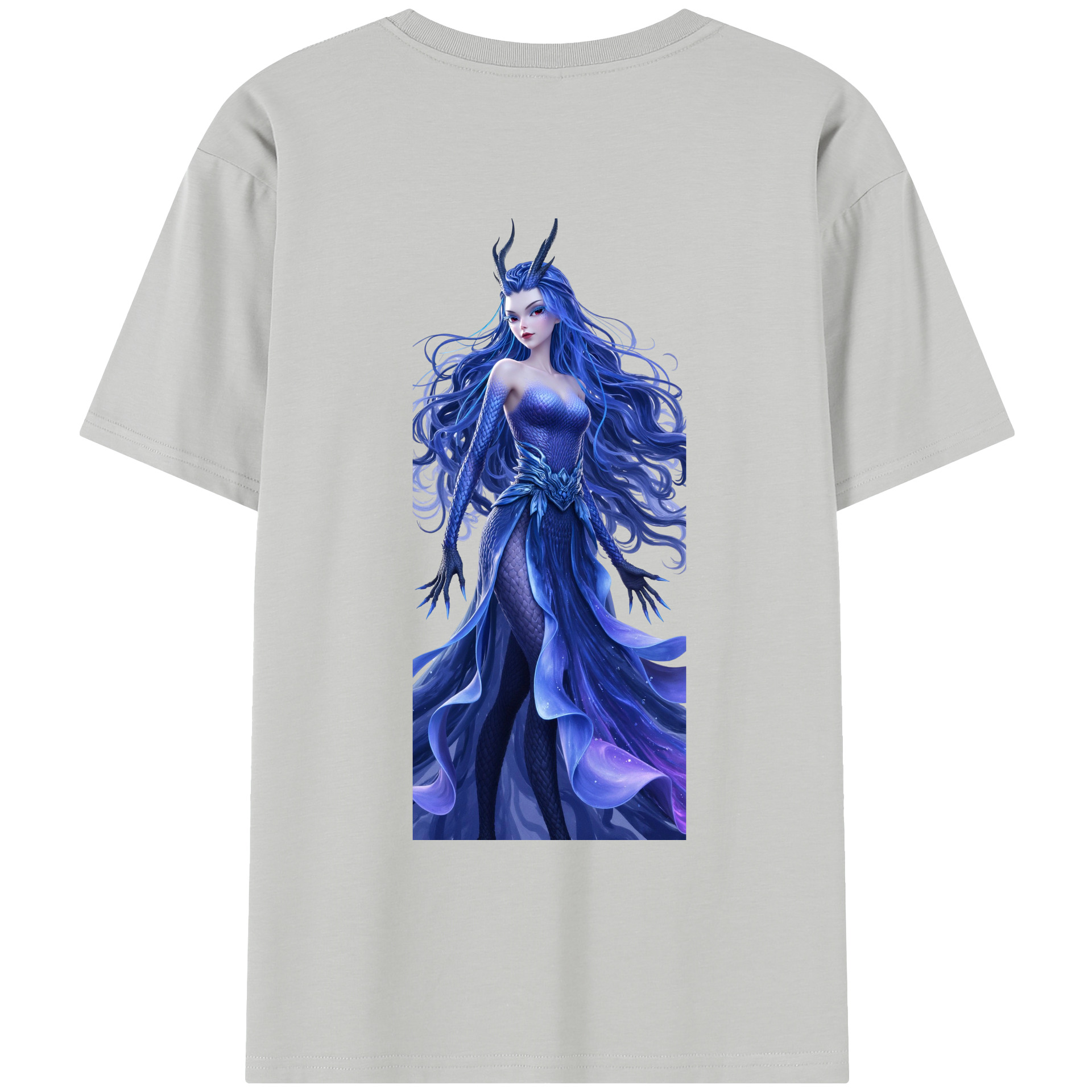 （画像用） Ne Zha 2 ナタ 魔童の大暴れ レディース半袖Tシャツ(バックプリント)