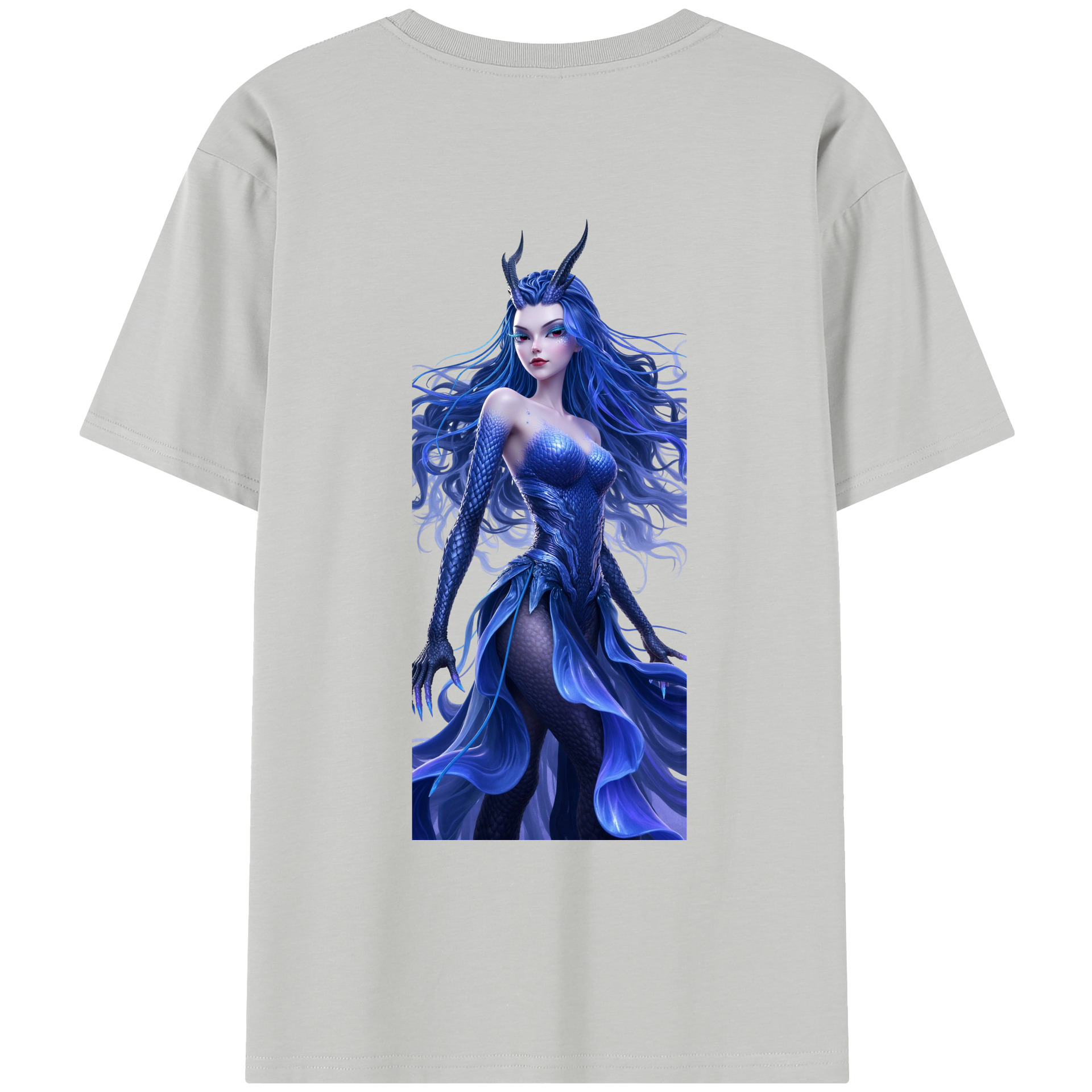 （画像用） Ne Zha 2 ナタ 魔童の大暴れ レディース半袖Tシャツ(バックプリント)