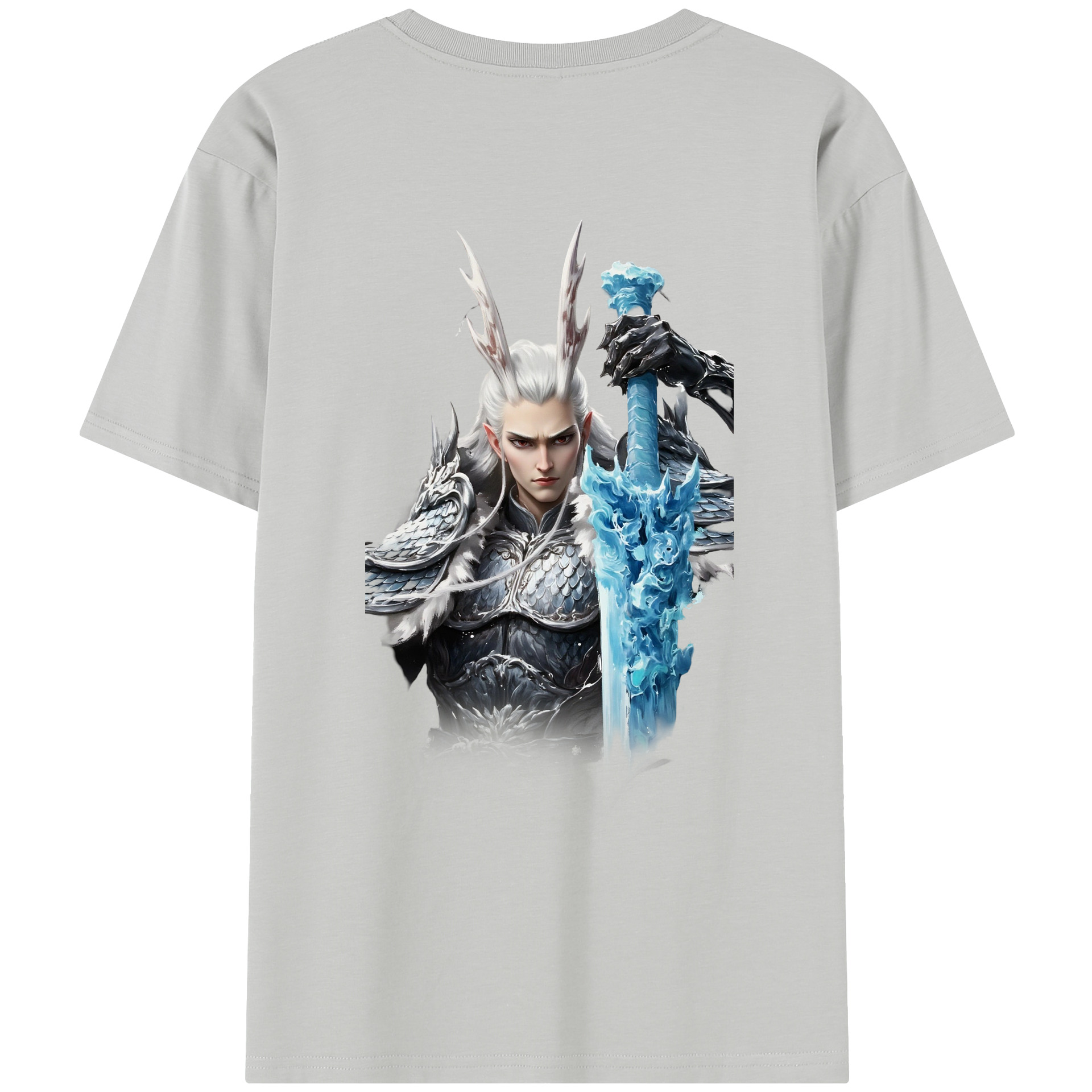 （画像用） Ne Zha 2 ナタ 魔童の大暴れ レディース半袖Tシャツ(バックプリント)