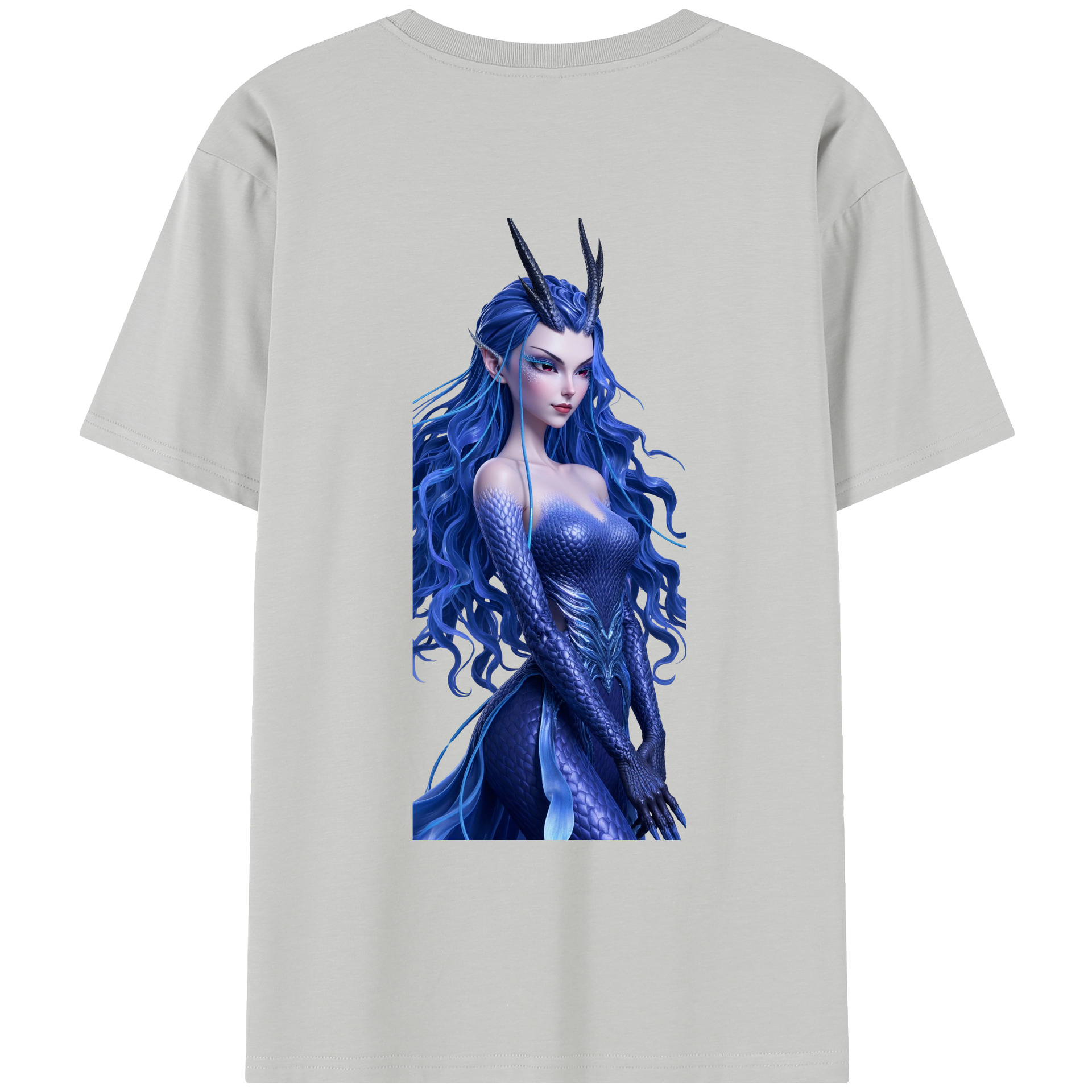 （画像用） Ne Zha 2 ナタ 魔童の大暴れ レディース半袖Tシャツ(バックプリント)