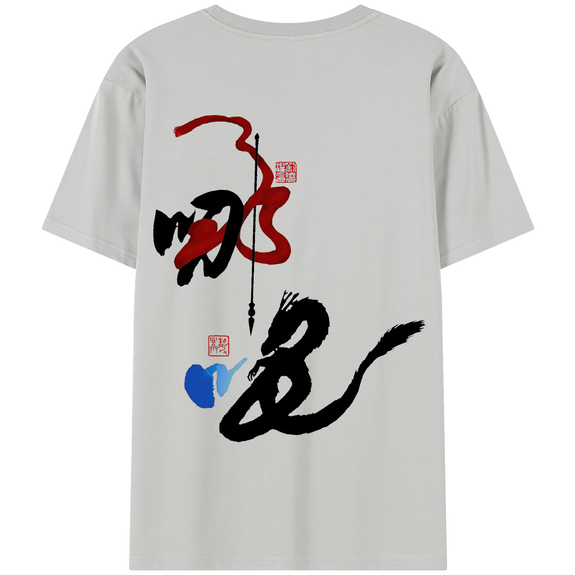 （画像用） Ne Zha 2 ナタ 魔童の大暴れ レディース半袖Tシャツ(バックプリント)