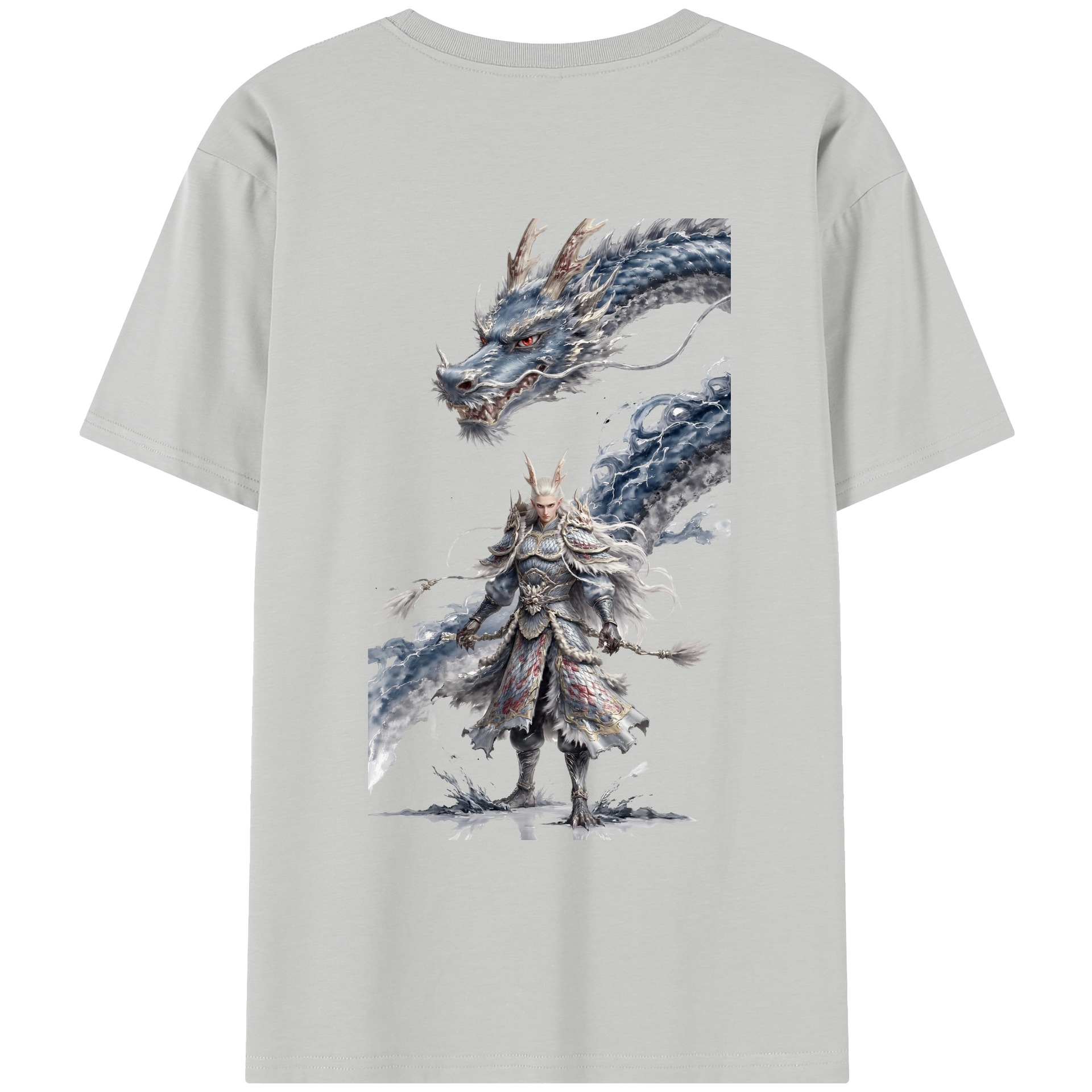 （画像用） Ne Zha 2 ナタ 魔童の大暴れ レディース半袖Tシャツ(バックプリント)